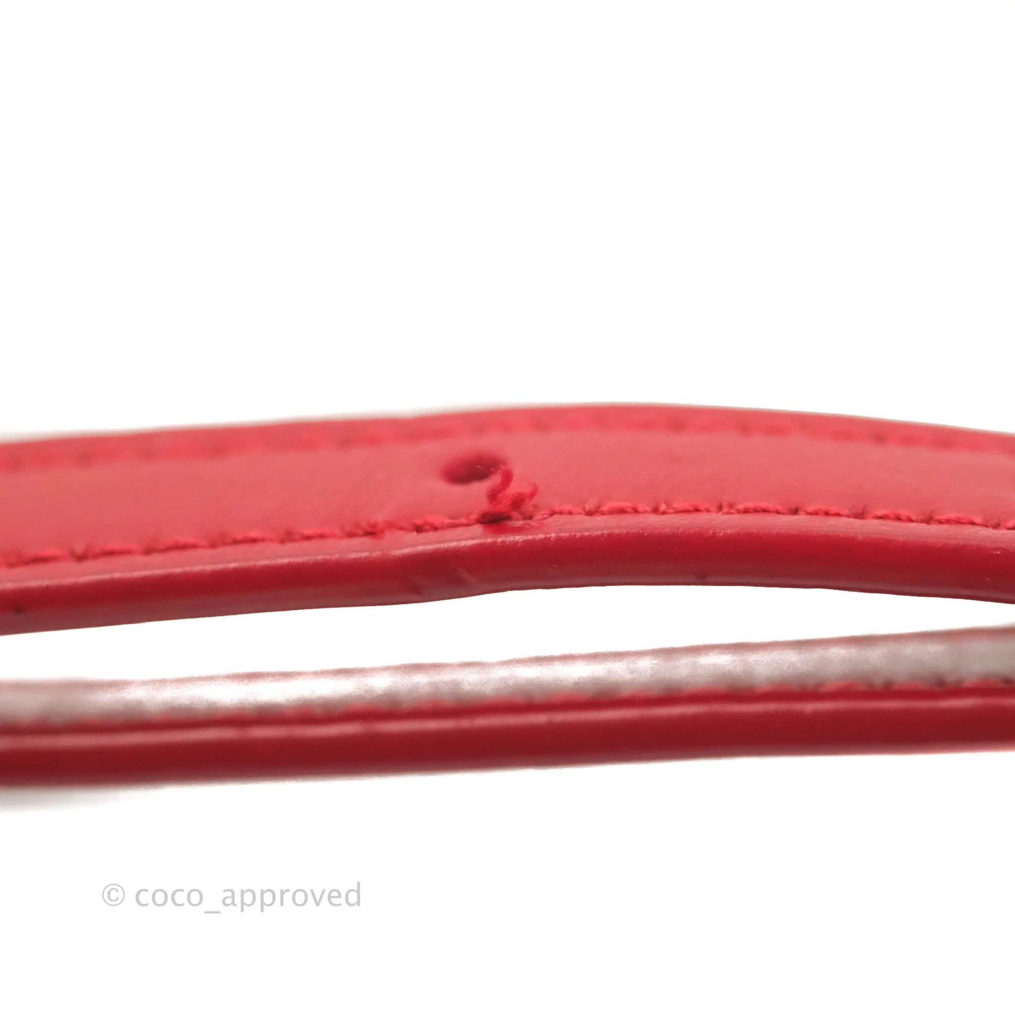 Saint Laurent Lou Quilted Camera Bag Red Calfskin Gold Hardware