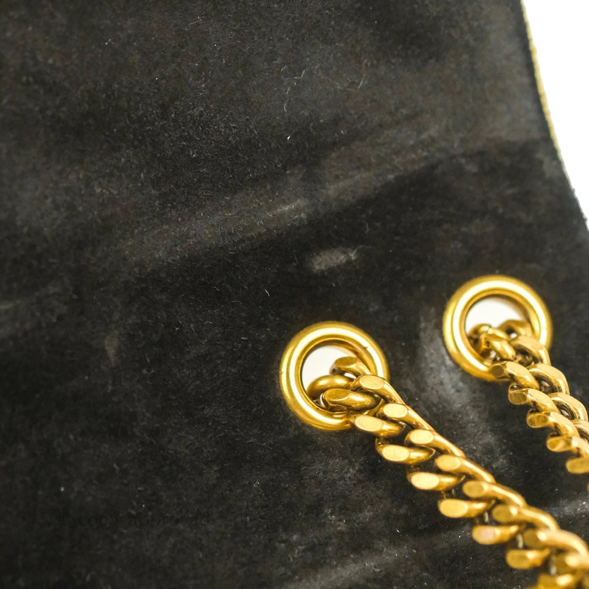 Saint Laurent Loulou Small Bag Metallic Gold Gold Hardware