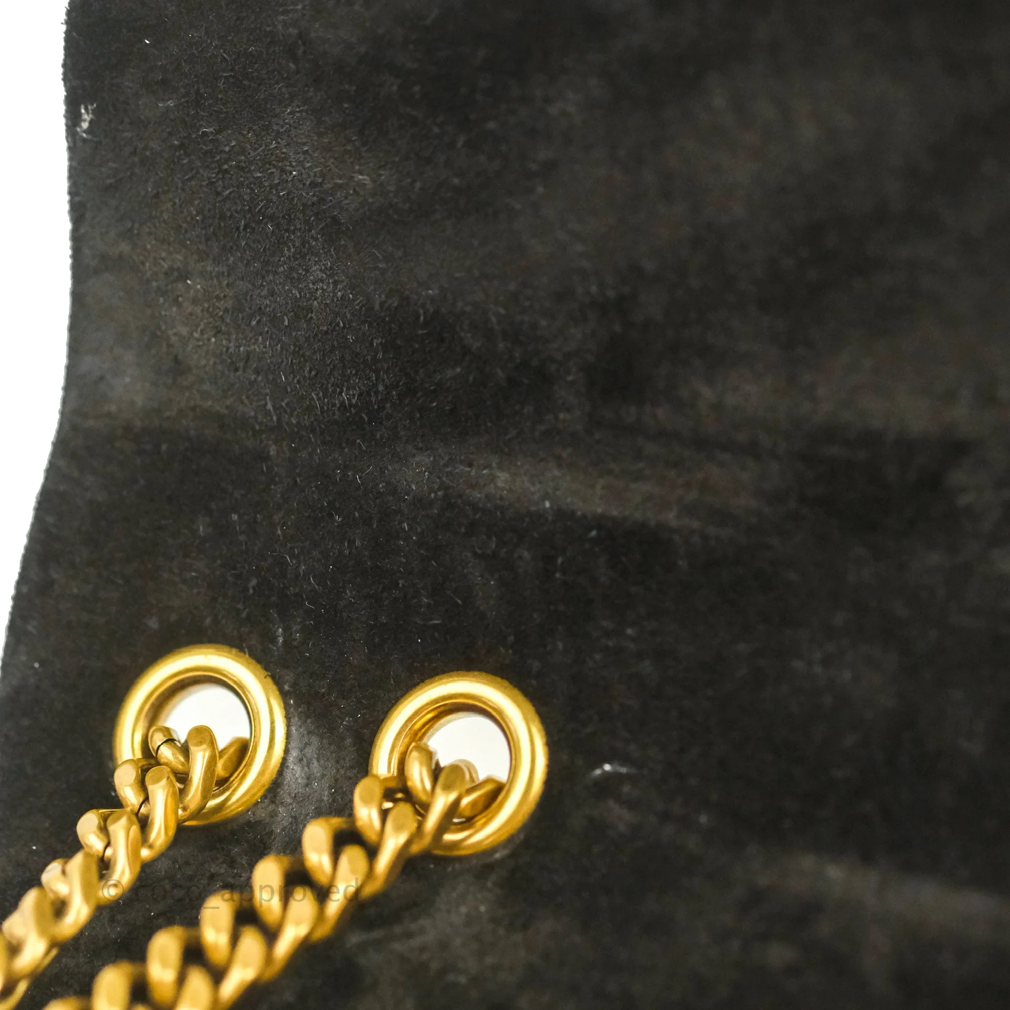 Saint Laurent Loulou Small Bag Metallic Gold Gold Hardware