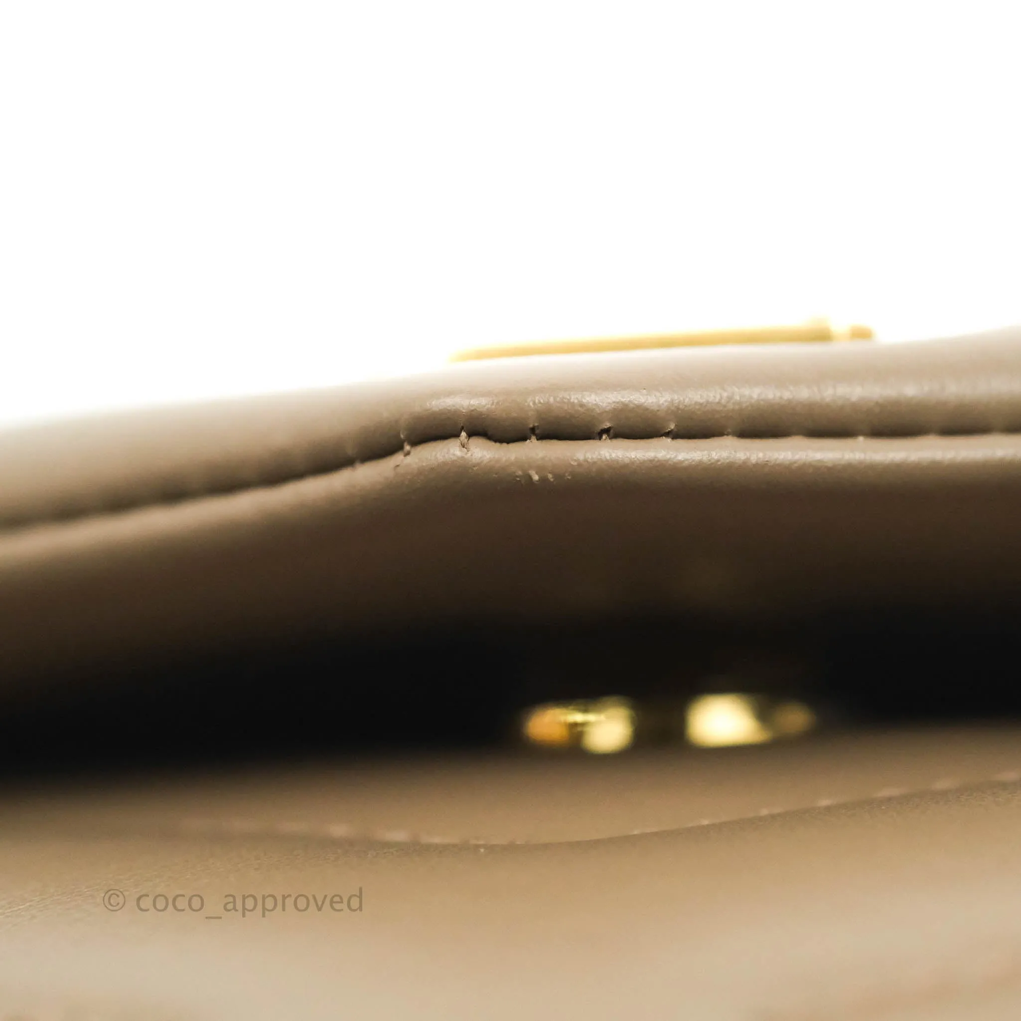 Saint Laurent Loulou Small Bag Taupe Gold Hardware