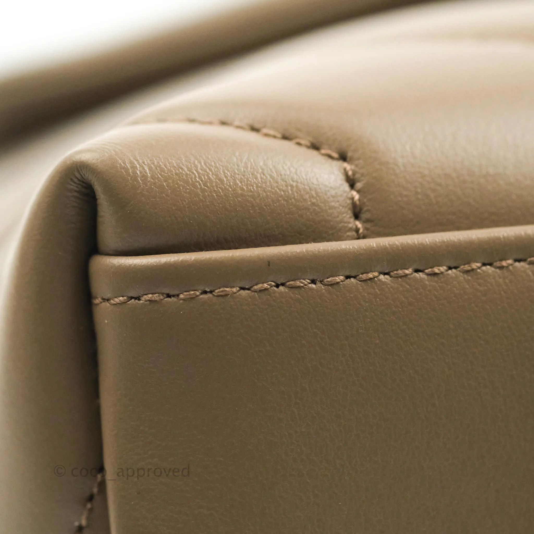 Saint Laurent Loulou Small Bag Taupe Gold Hardware