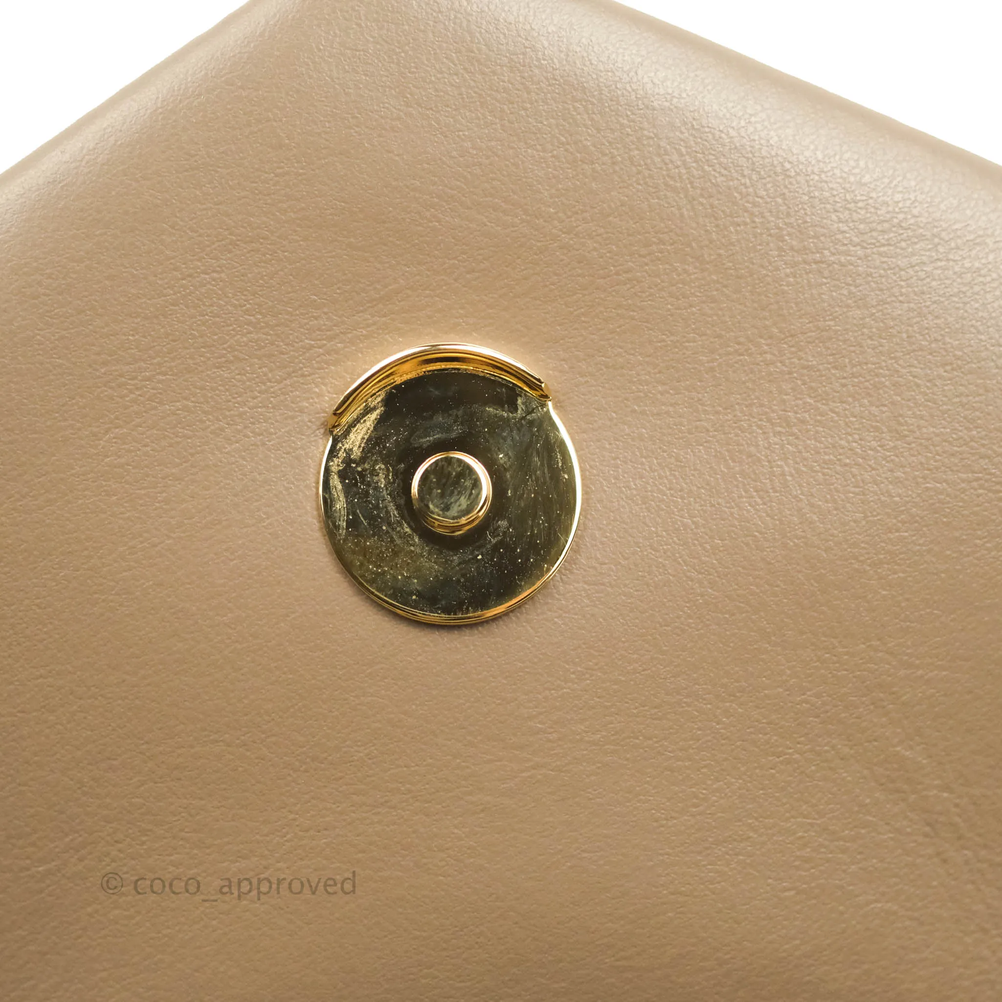 Saint Laurent Loulou Small Bag Taupe Gold Hardware