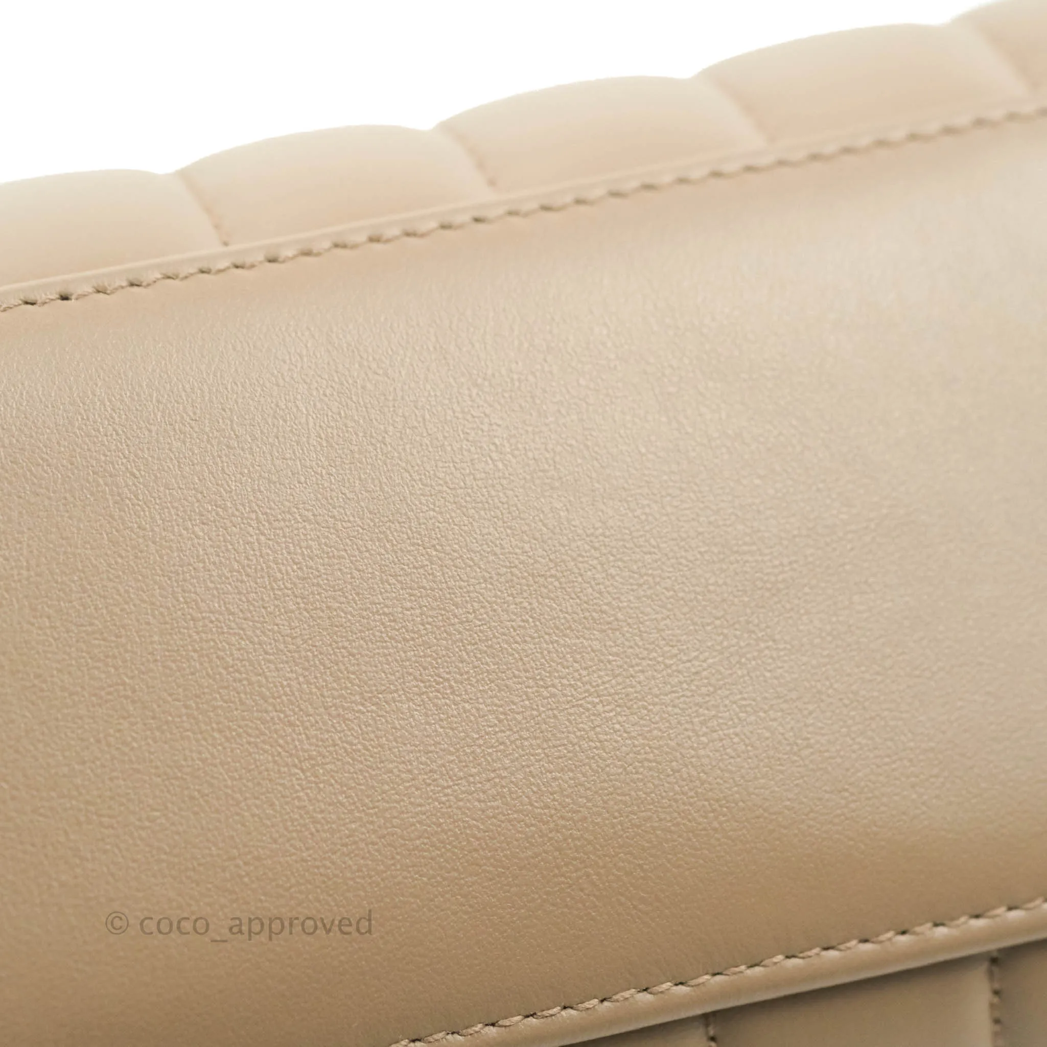 Saint Laurent Loulou Small Bag Taupe Gold Hardware