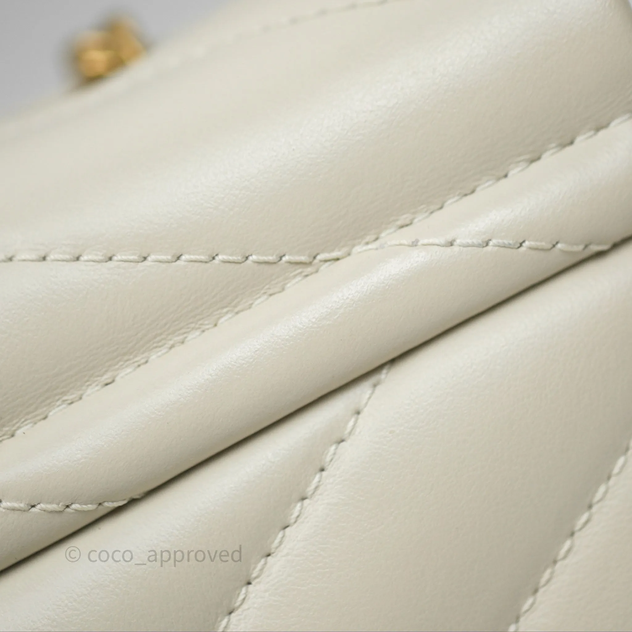 Saint Laurent Loulou Small Flap Bag Beige Calfskin Gold Hardware