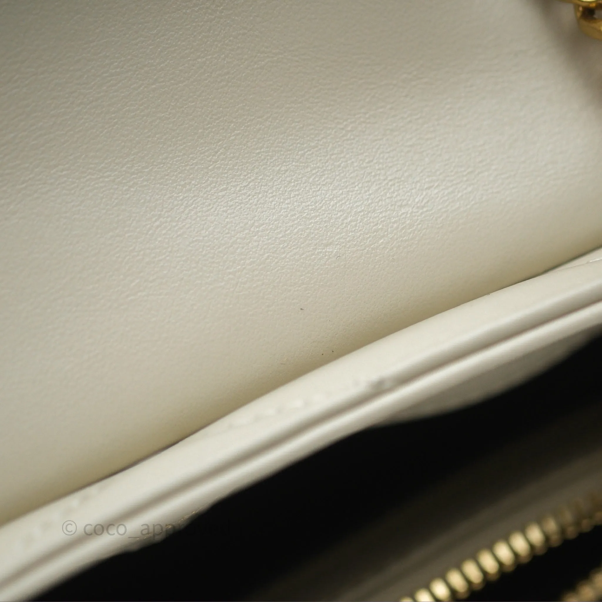 Saint Laurent Loulou Small Flap Bag Beige Calfskin Gold Hardware