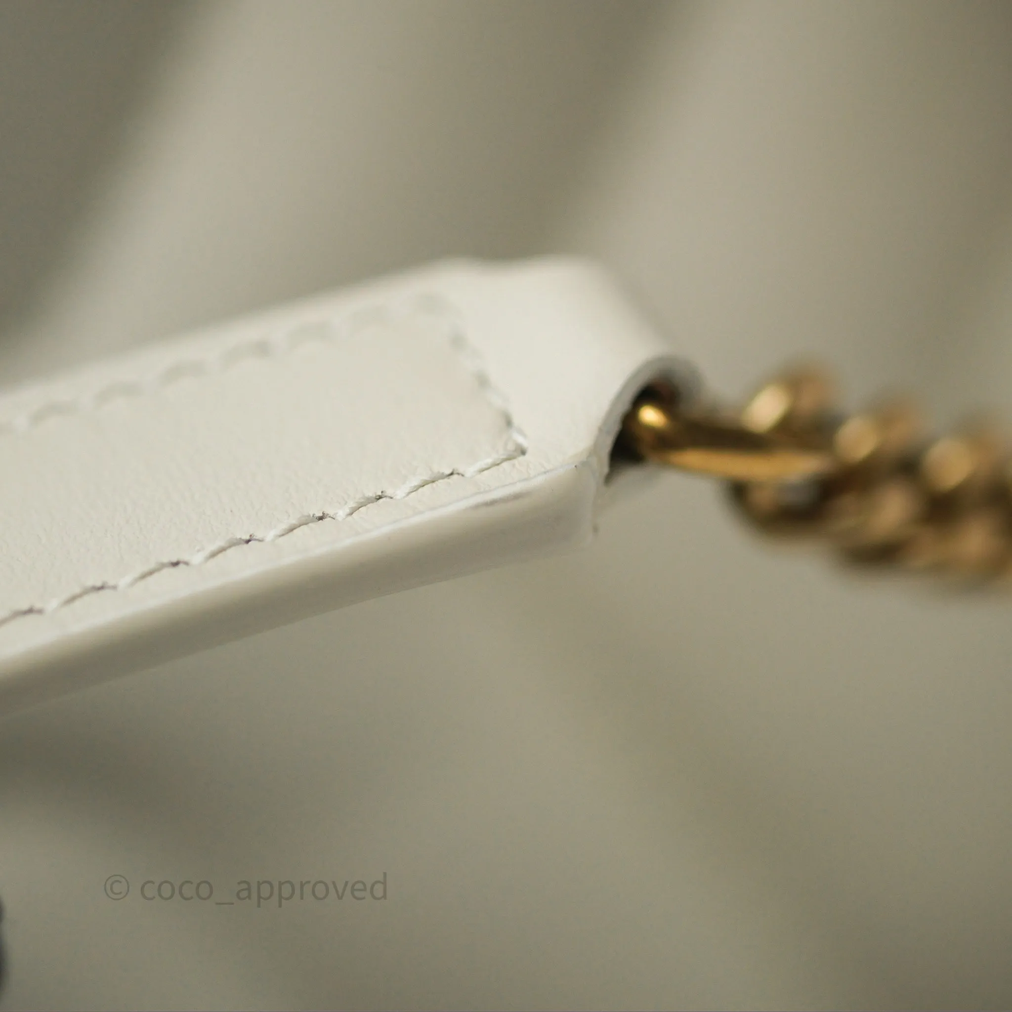 Saint Laurent Loulou Small Flap Bag Beige Calfskin Gold Hardware