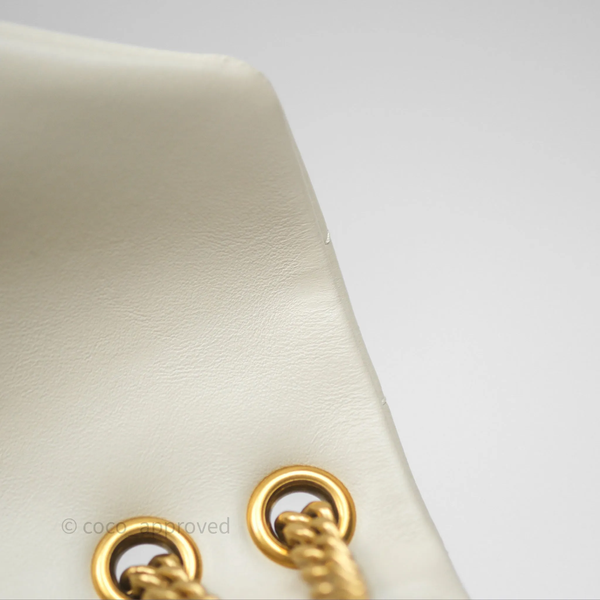 Saint Laurent Loulou Small Flap Bag Beige Calfskin Gold Hardware