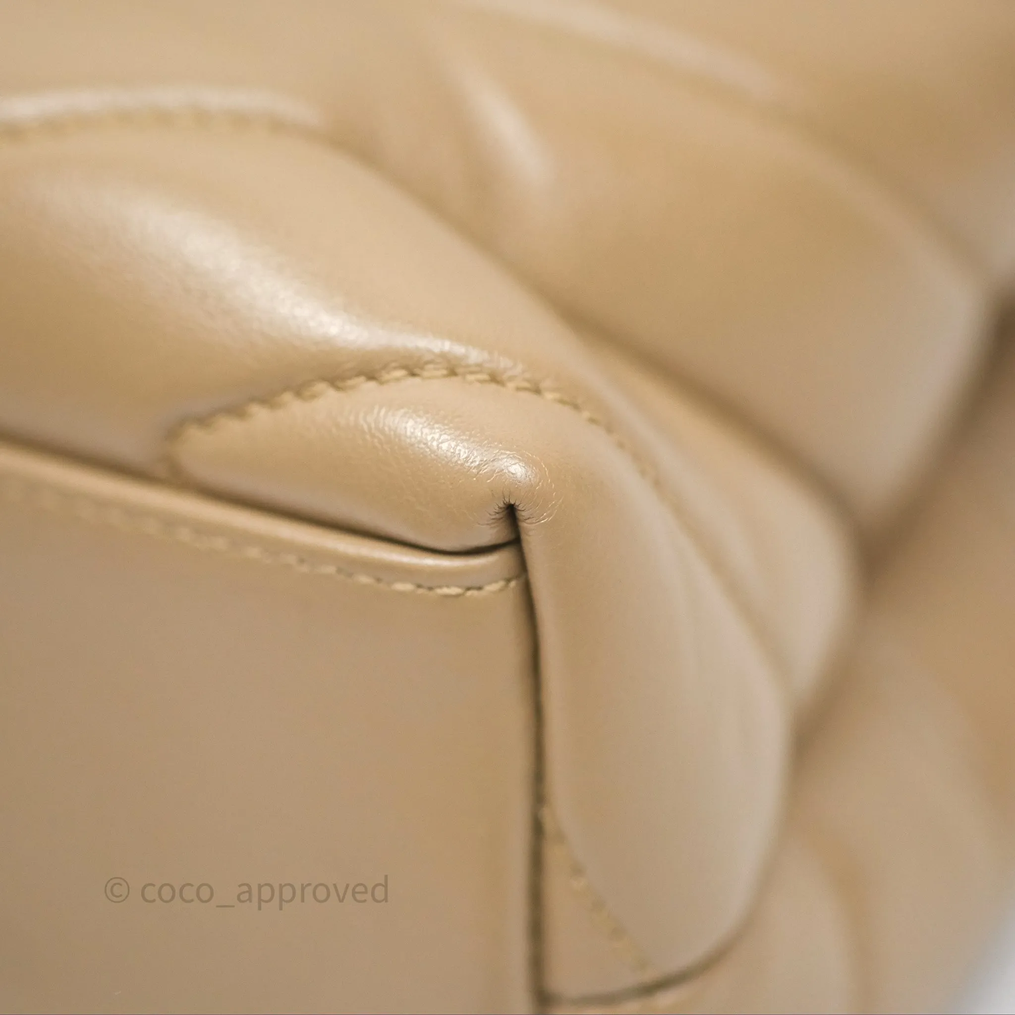 Saint Laurent Loulou Small Flap Bag Beige Gold Hardware