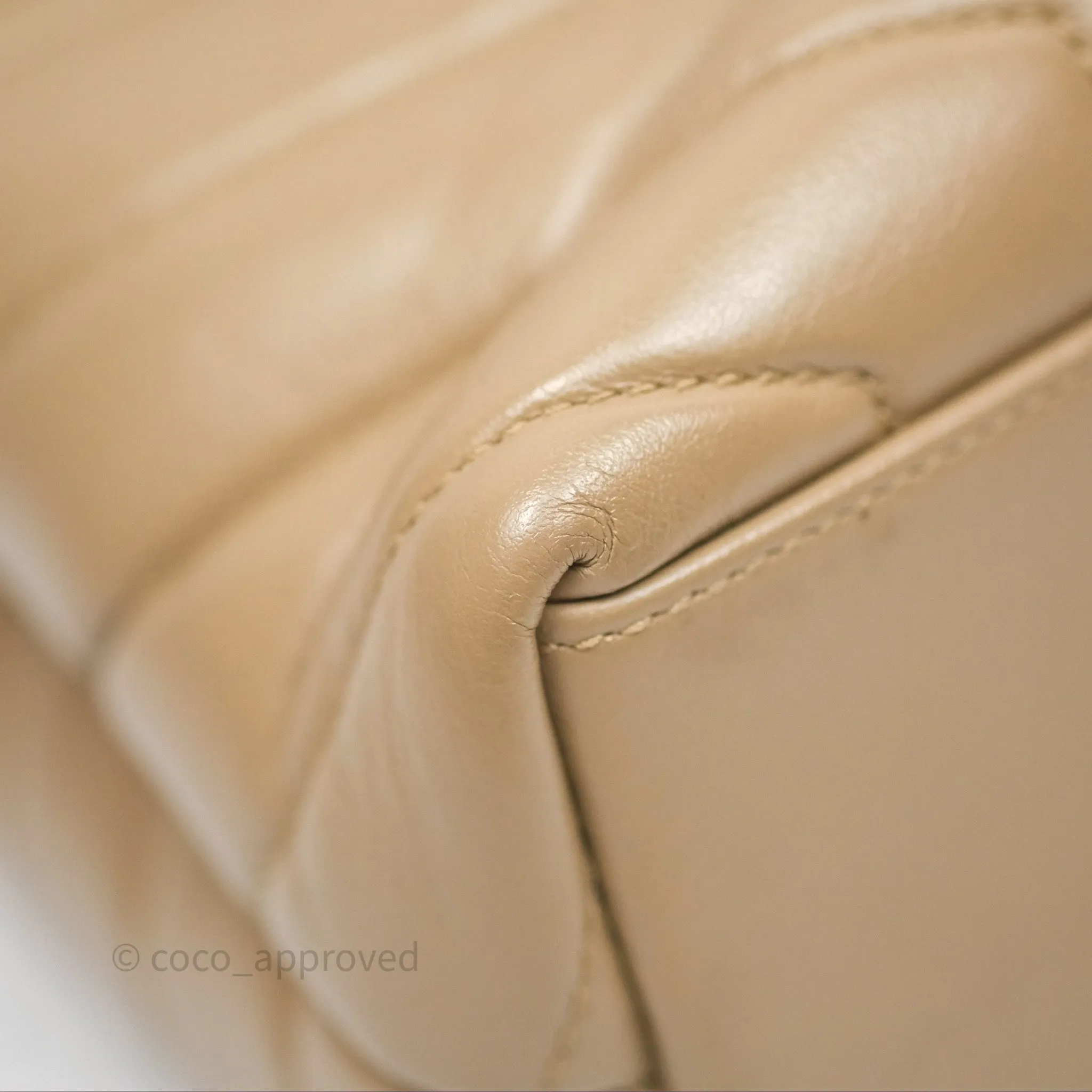 Saint Laurent Loulou Small Flap Bag Beige Gold Hardware