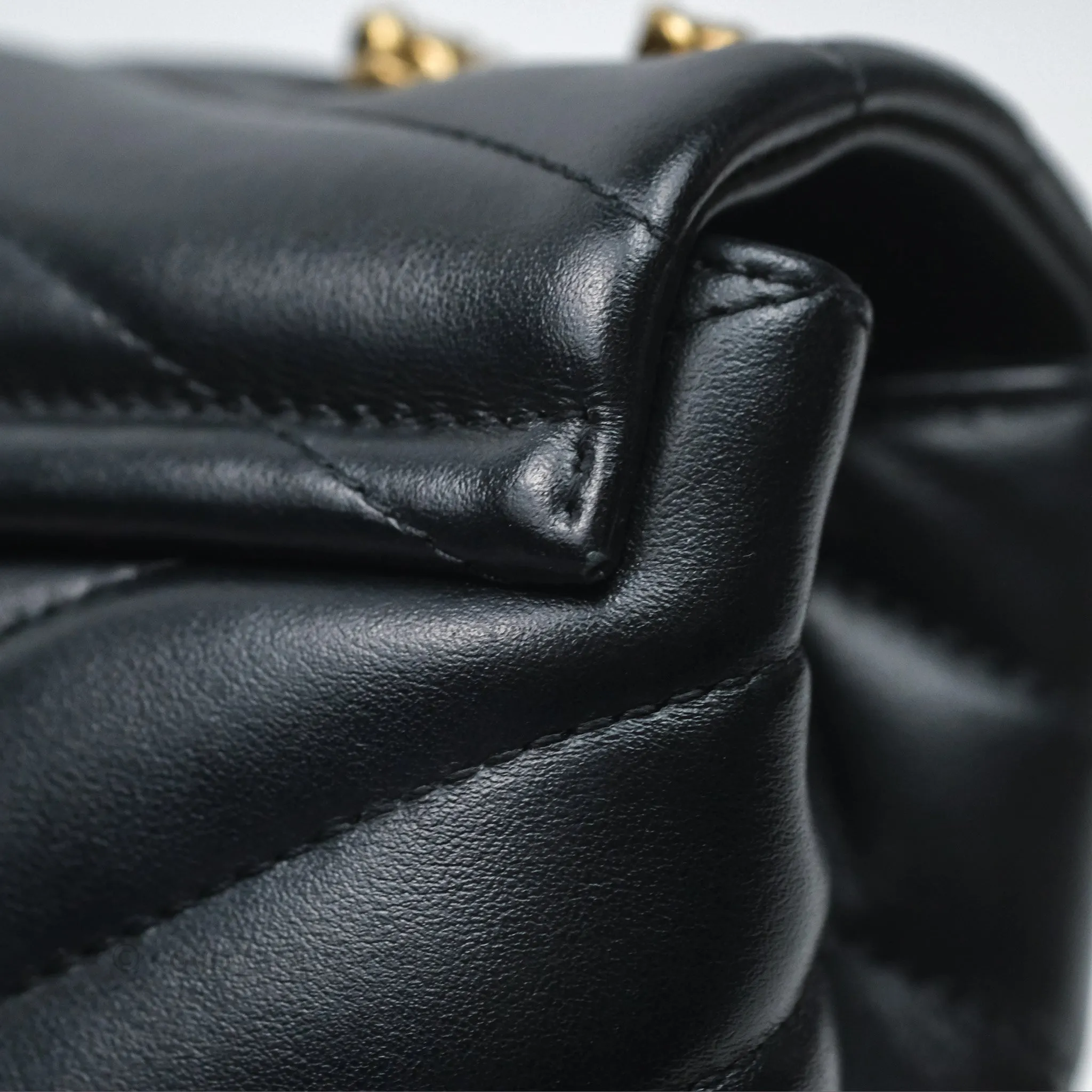 Saint Laurent Loulou Small Flap Bag Black Gold Hardware