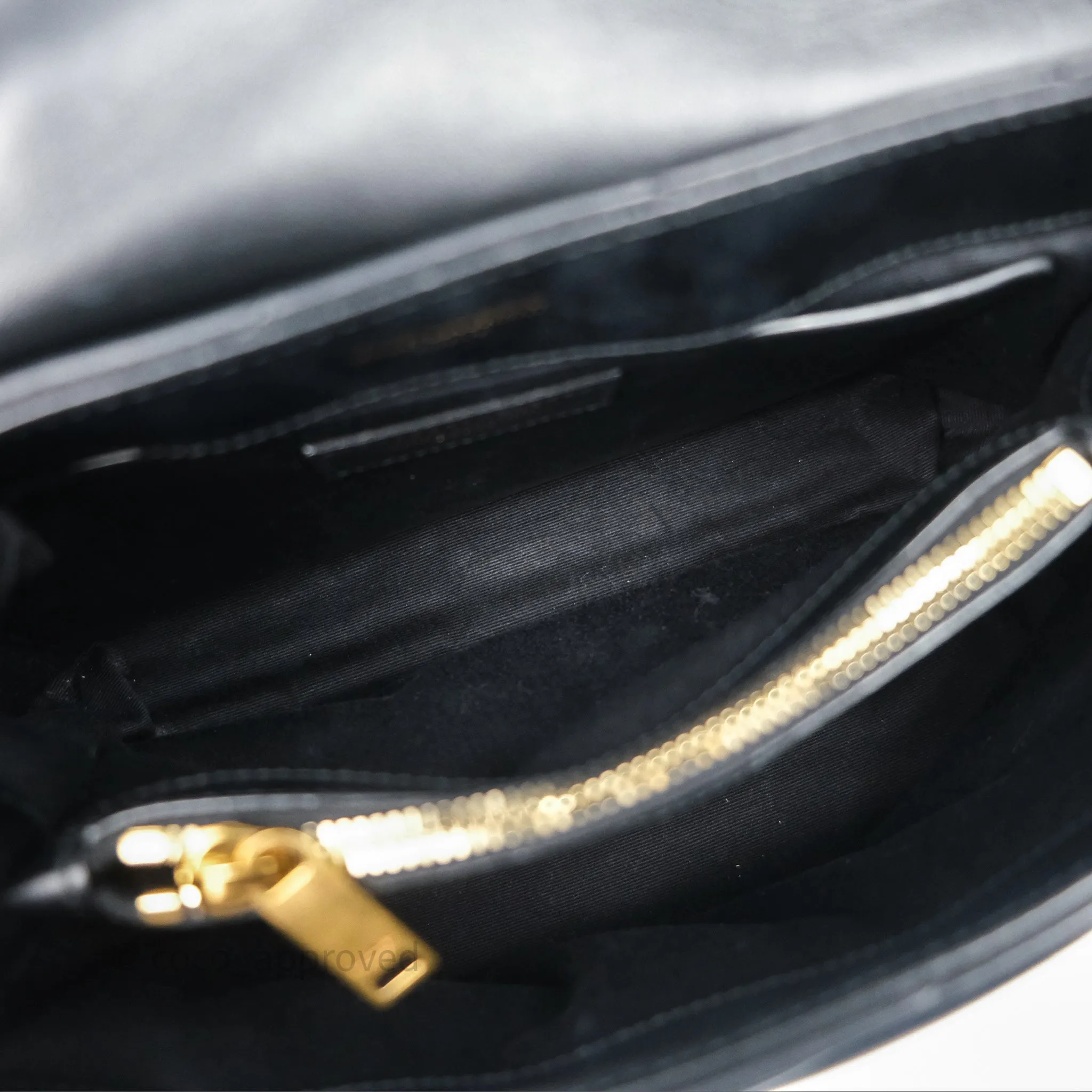 Saint Laurent Loulou Small Flap Bag Black Gold Hardware