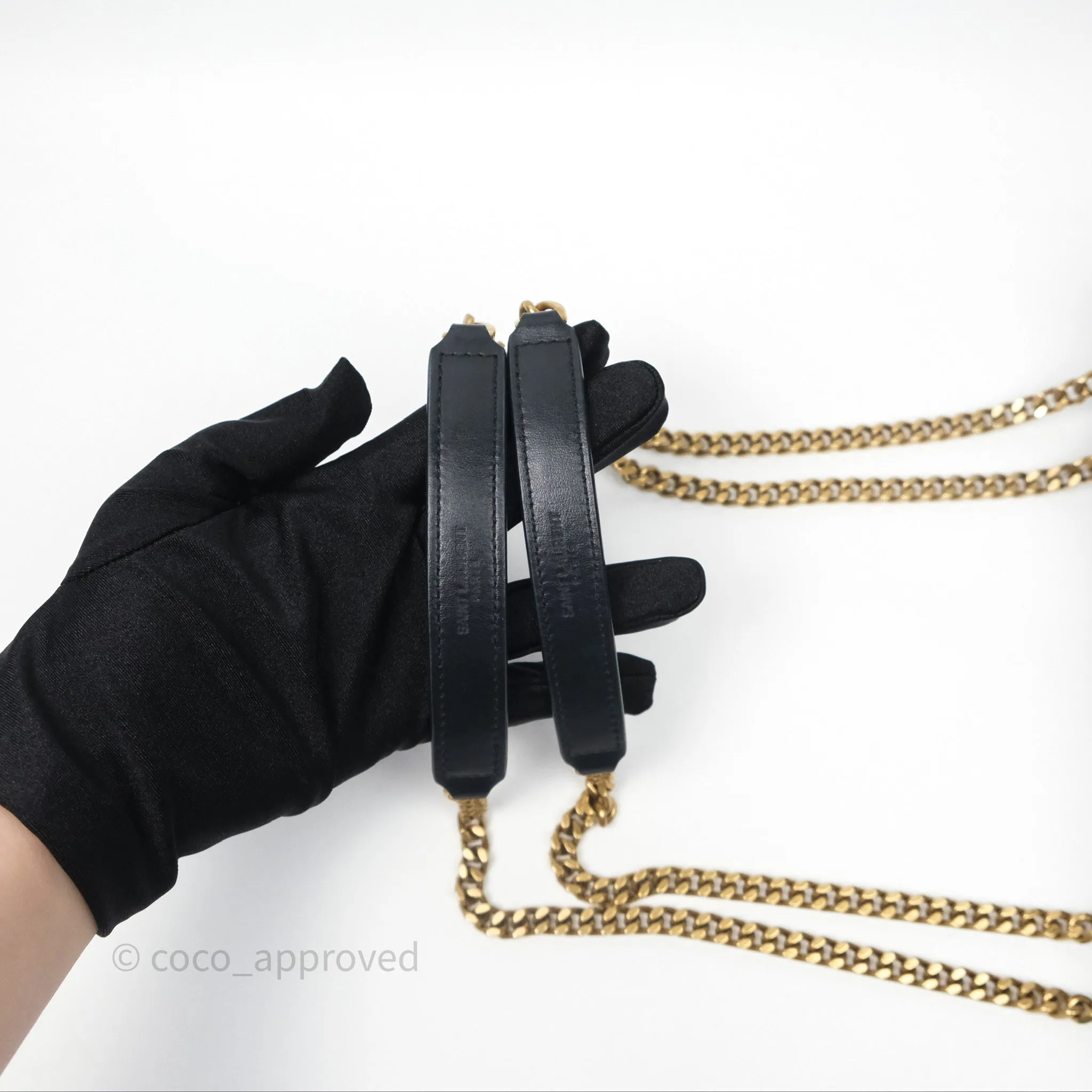Saint Laurent Loulou Small Flap Bag Black Gold Hardware