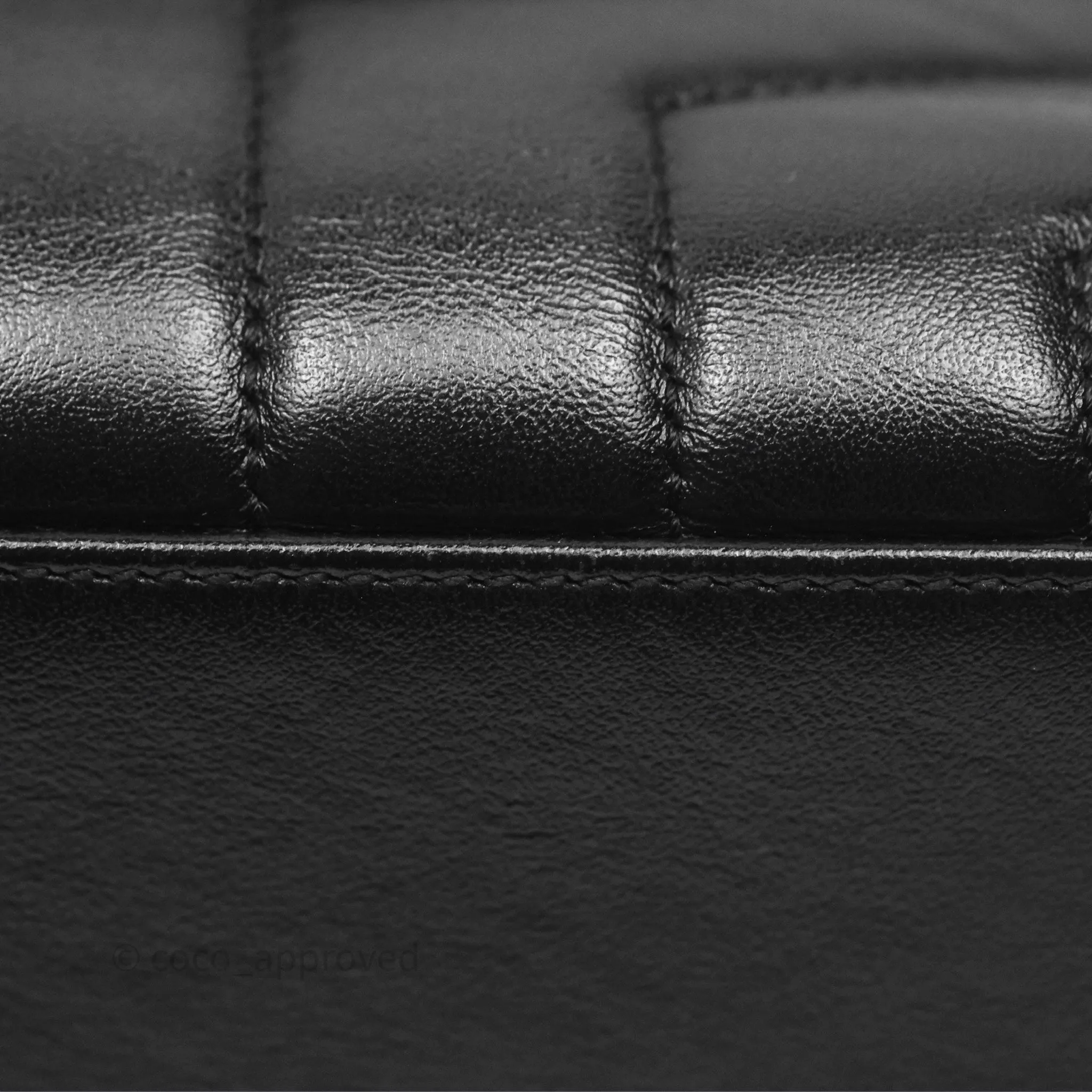 Saint Laurent Loulou Small Flap Bag Black Silver Hardware