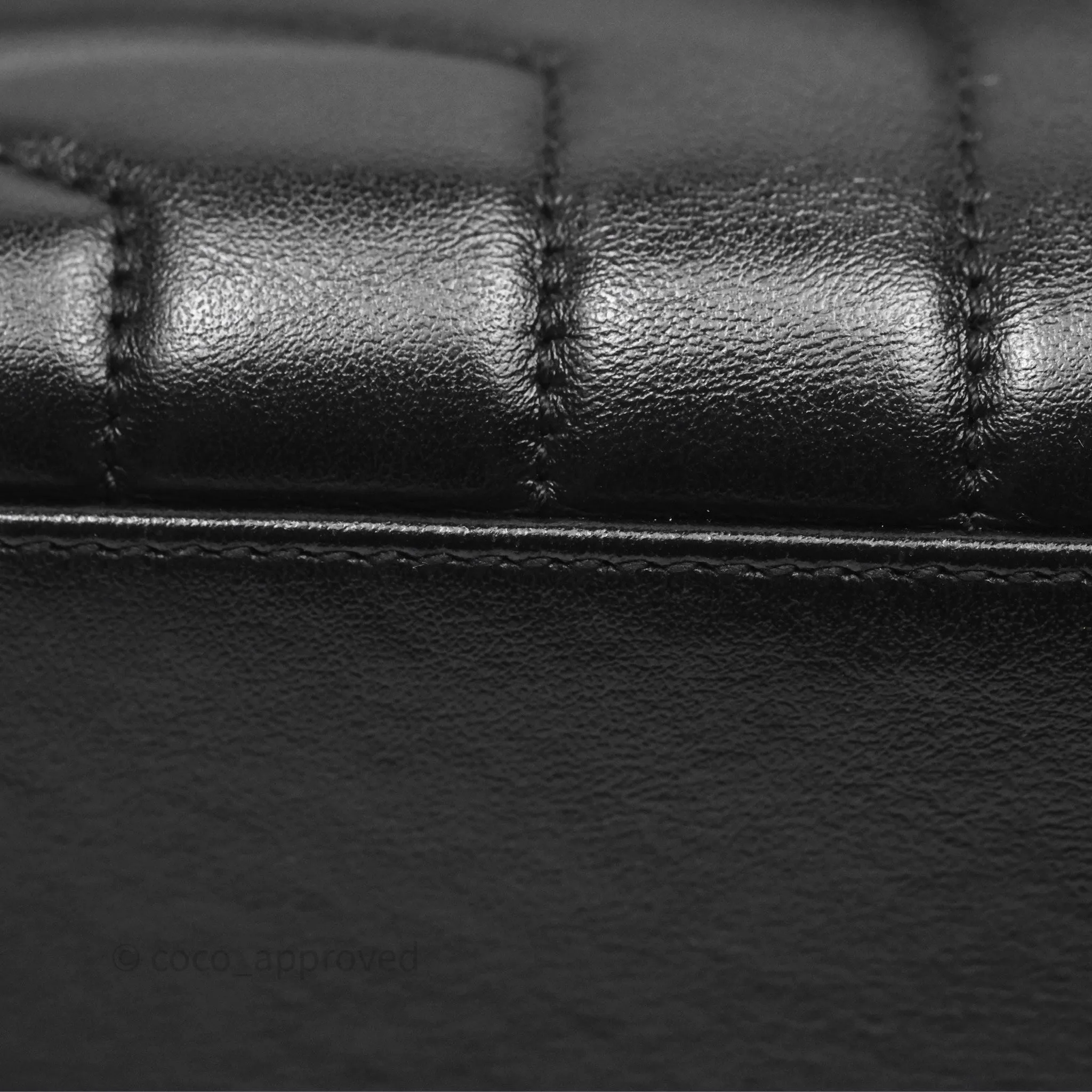 Saint Laurent Loulou Small Flap Bag Black Silver Hardware