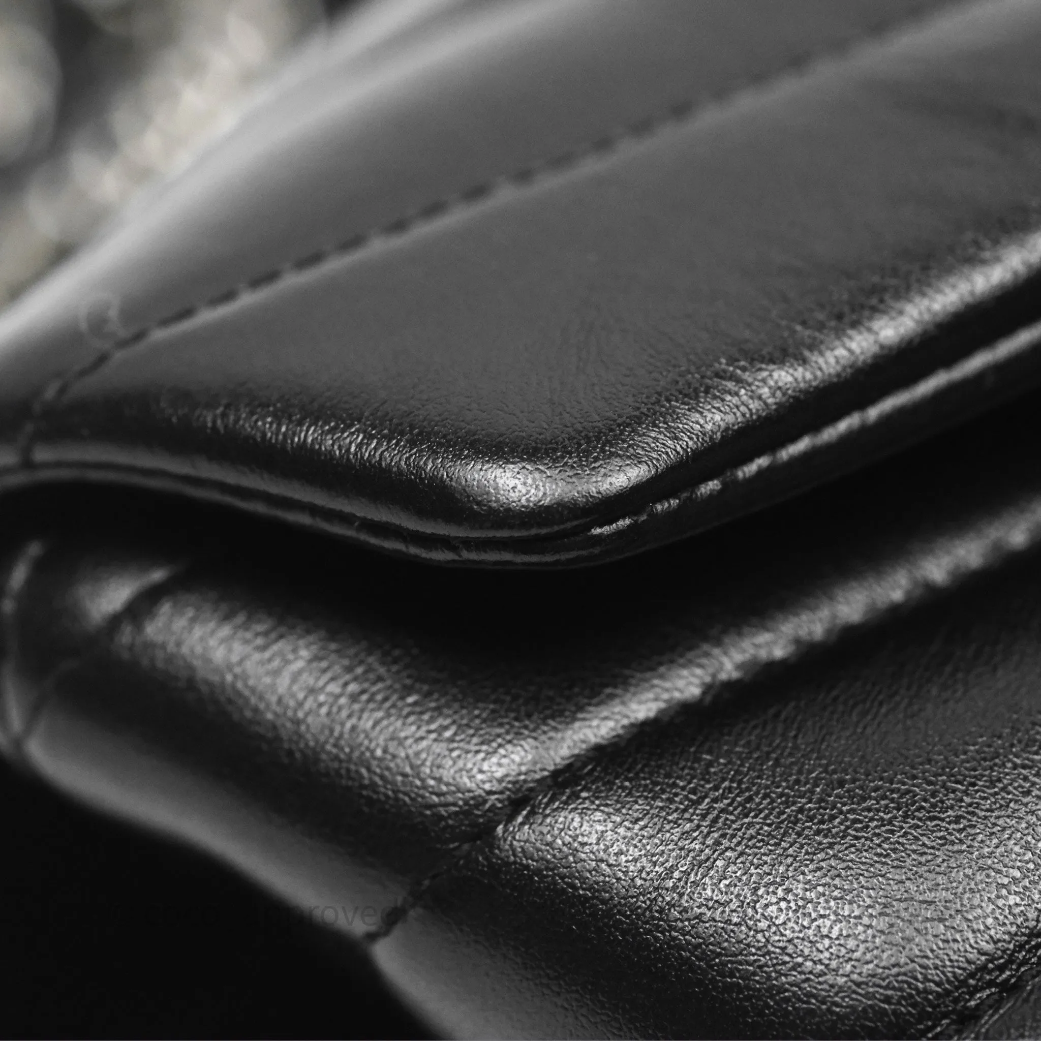 Saint Laurent Loulou Small Flap Bag Black Silver Hardware