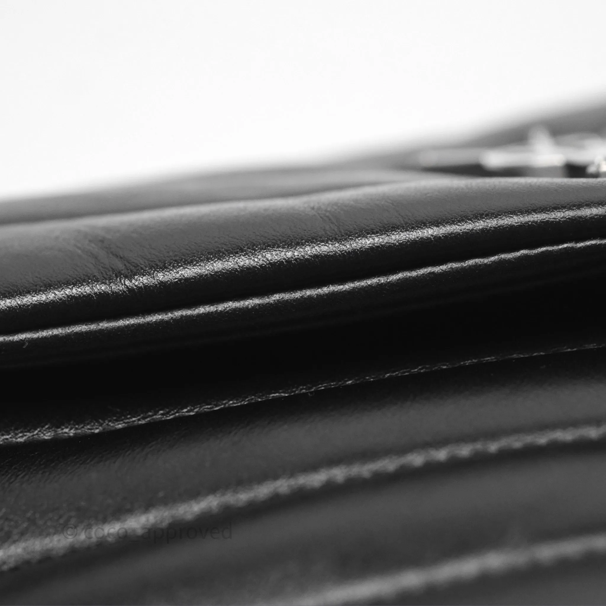 Saint Laurent Loulou Small Flap Bag Black Silver Hardware