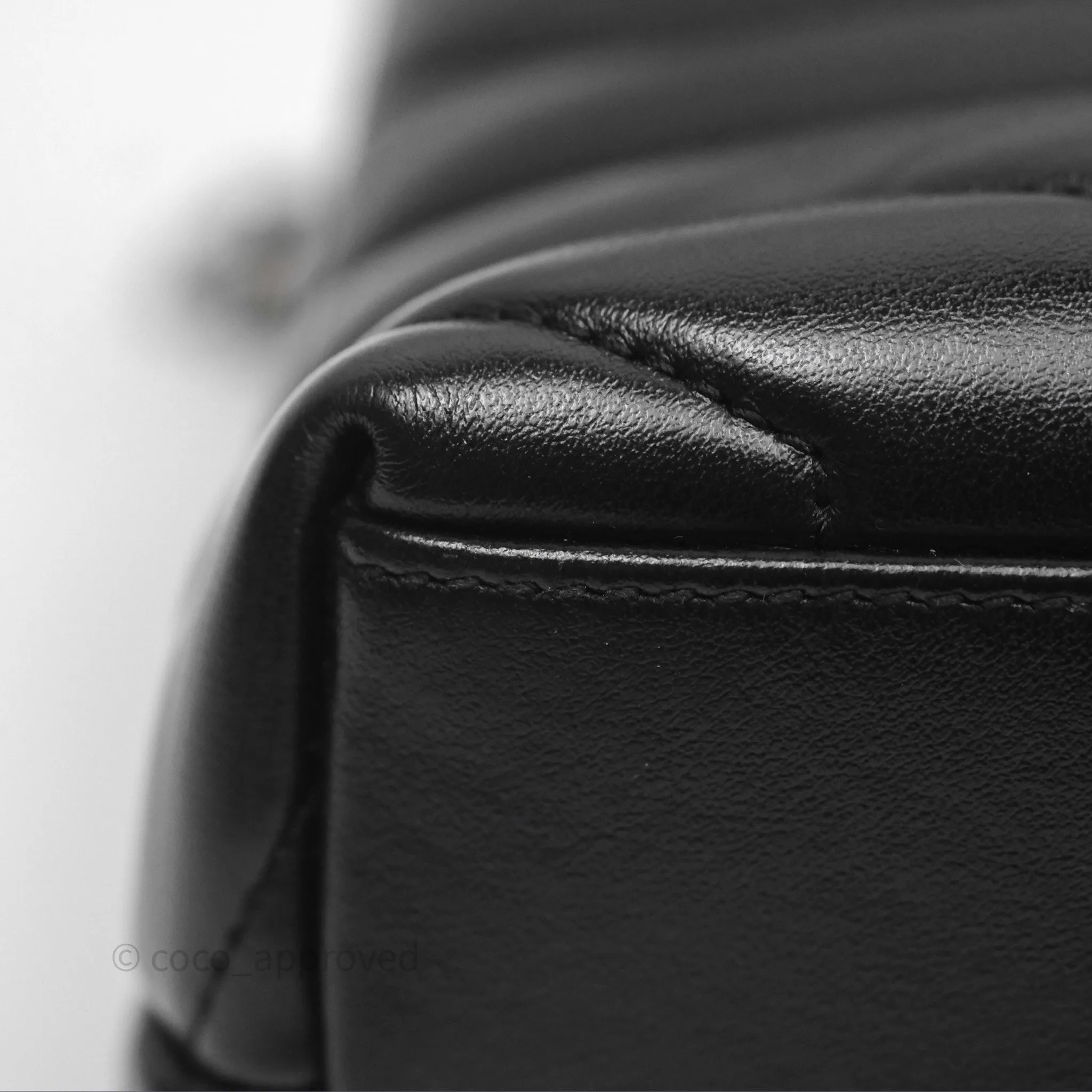 Saint Laurent Loulou Small Flap Bag Black Silver Hardware