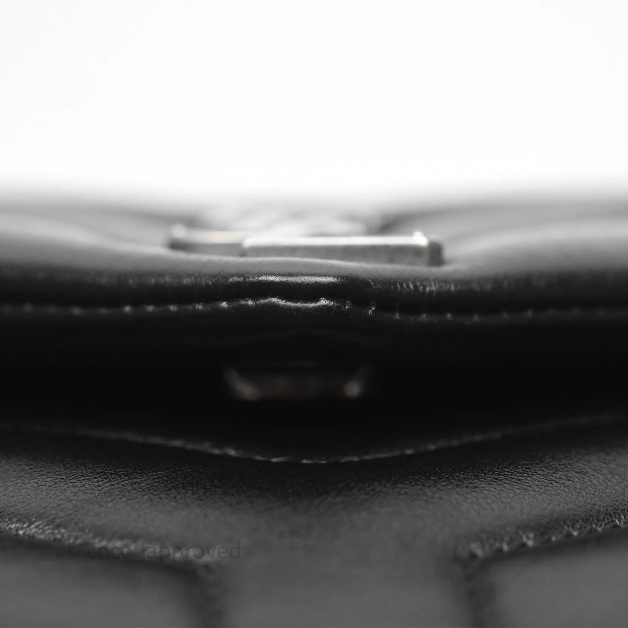 Saint Laurent Loulou Small Flap Bag Black Silver Hardware