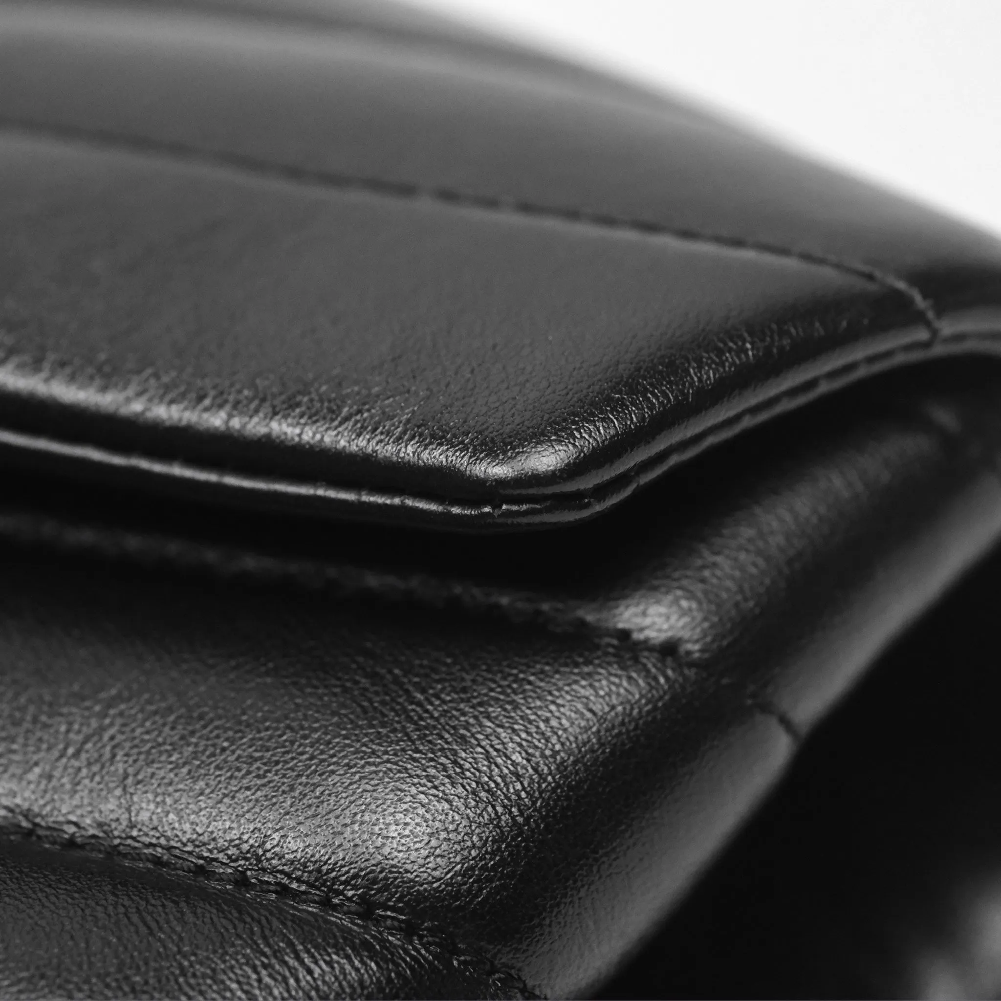 Saint Laurent Loulou Small Flap Bag Black Silver Hardware