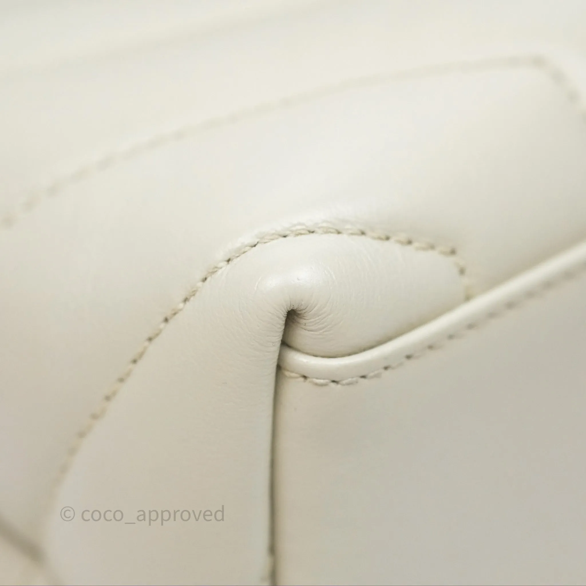 Saint Laurent Loulou Small Flap Bag Ivory Light Beige Gold Hardware