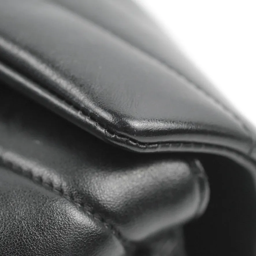 Saint Laurent Loulou Toy Quilted Leather Shoulder Bag Black