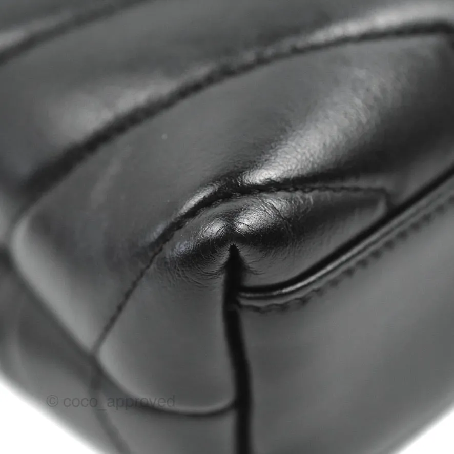 Saint Laurent Loulou Toy Quilted Leather Shoulder Bag Black