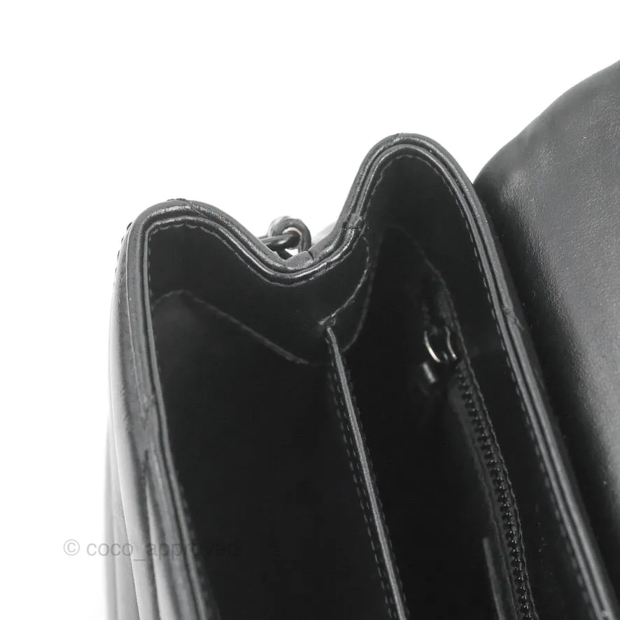 Saint Laurent Loulou Toy Quilted Leather Shoulder Bag Black