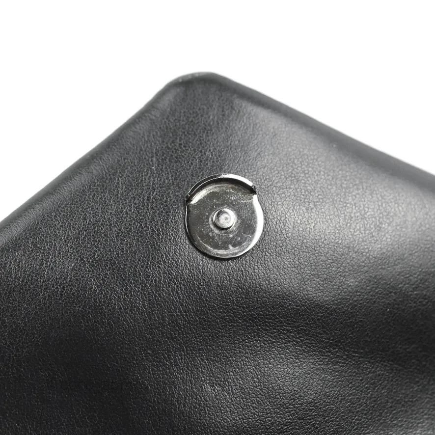 Saint Laurent Loulou Toy Quilted Leather Shoulder Bag Black