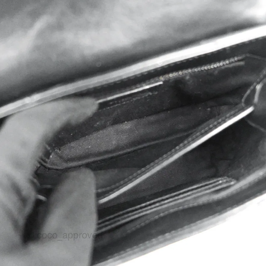 Saint Laurent Loulou Toy Quilted Leather Shoulder Bag Black