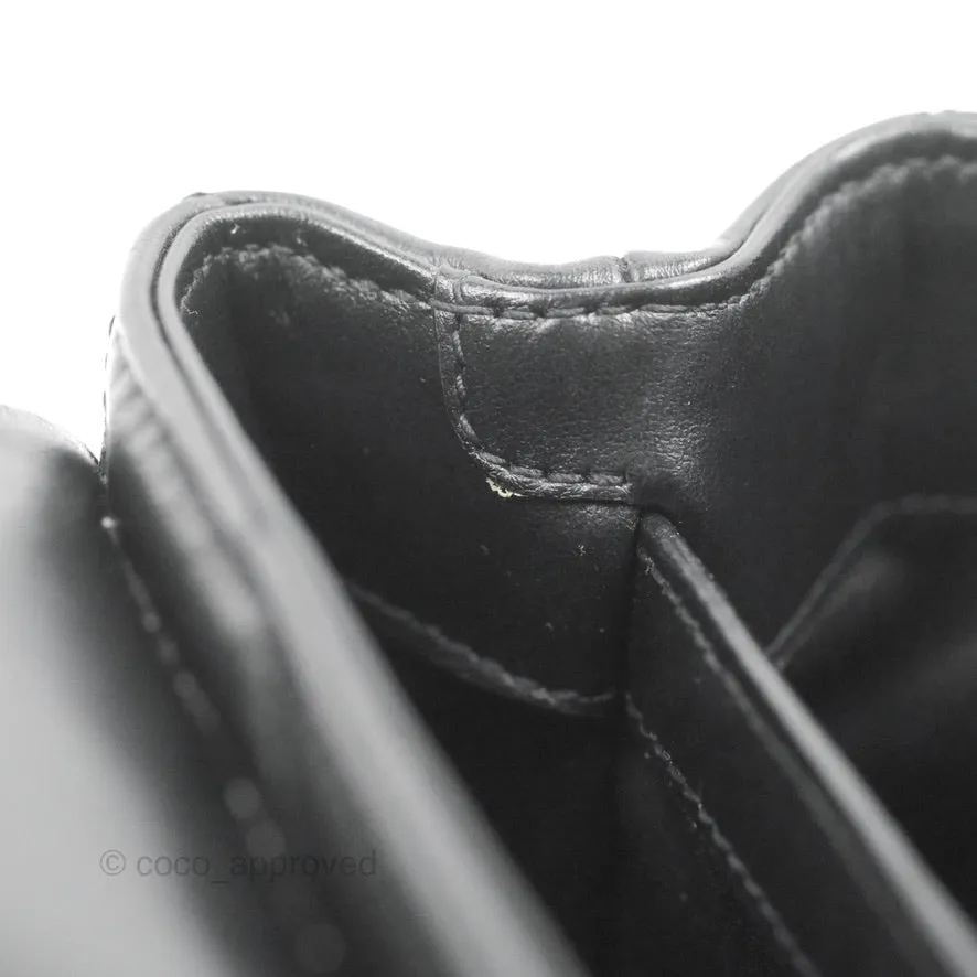 Saint Laurent Loulou Toy Quilted Leather Shoulder Bag Black