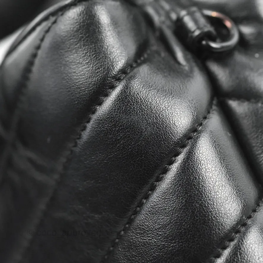 Saint Laurent Loulou Toy Quilted Leather Shoulder Bag Black