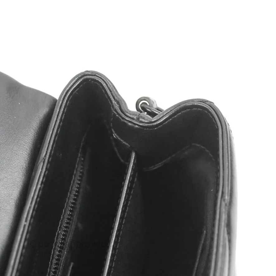 Saint Laurent Loulou Toy Quilted Leather Shoulder Bag Black