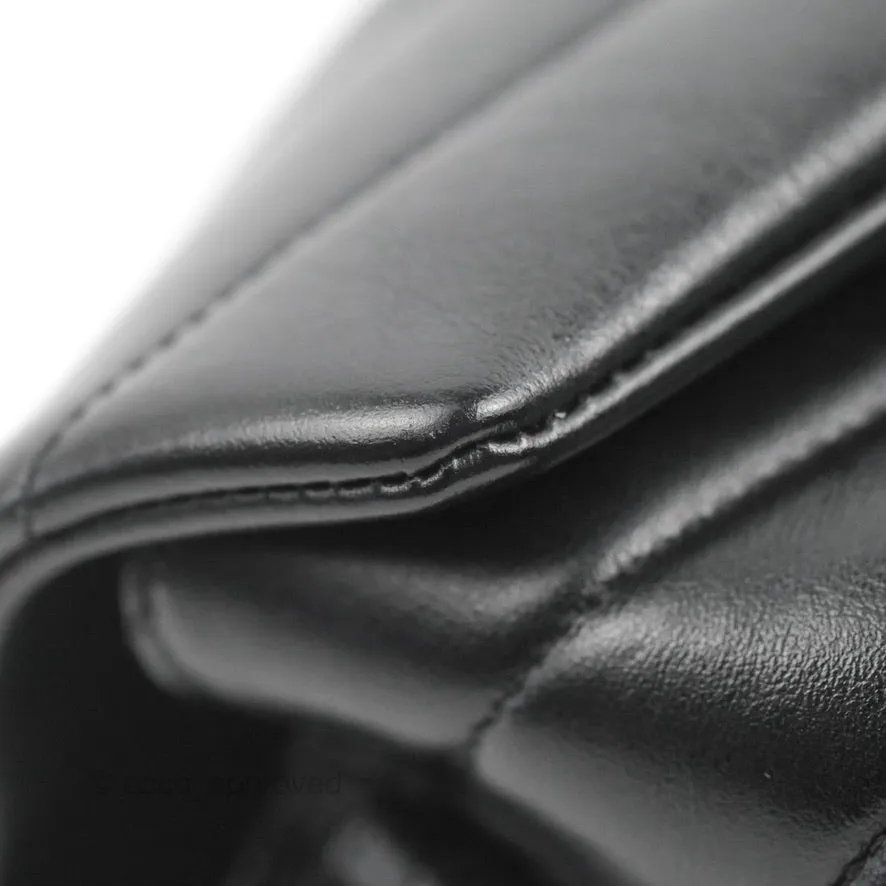 Saint Laurent Loulou Toy Quilted Leather Shoulder Bag Black