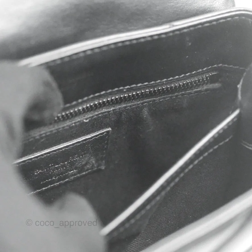 Saint Laurent Loulou Toy Quilted Leather Shoulder Bag Black