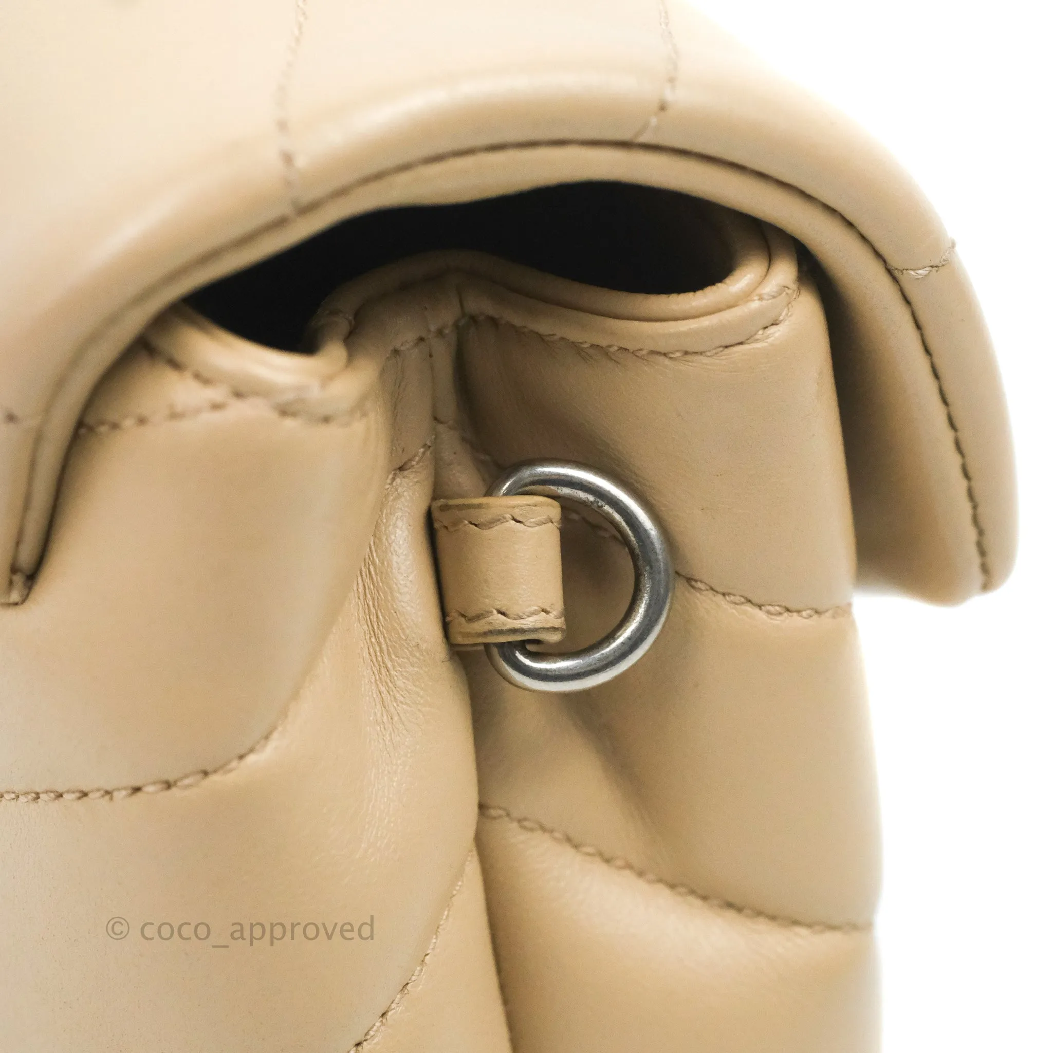 Saint Laurent Loulou Toy Quilted Leather Shoulder Bag Light Beige