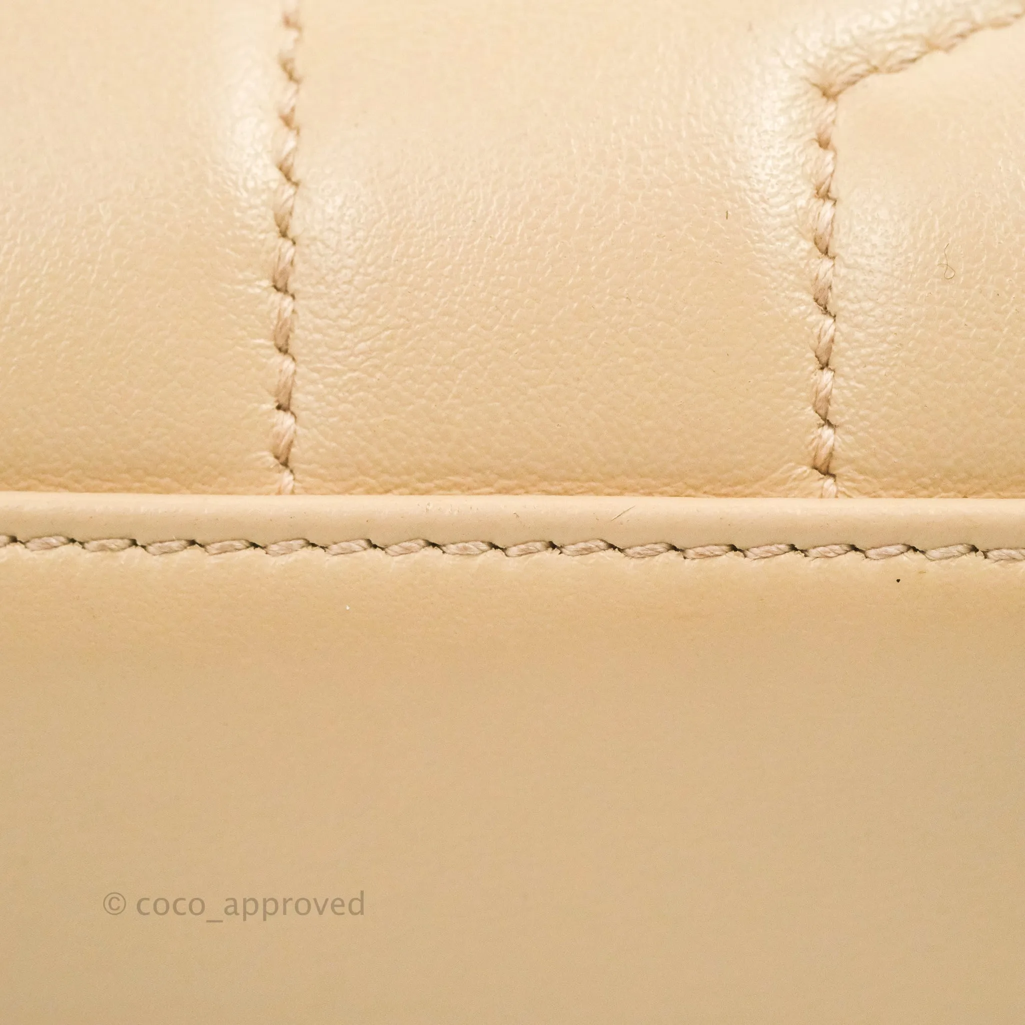 Saint Laurent Loulou Toy Quilted Leather Shoulder Bag Light Beige