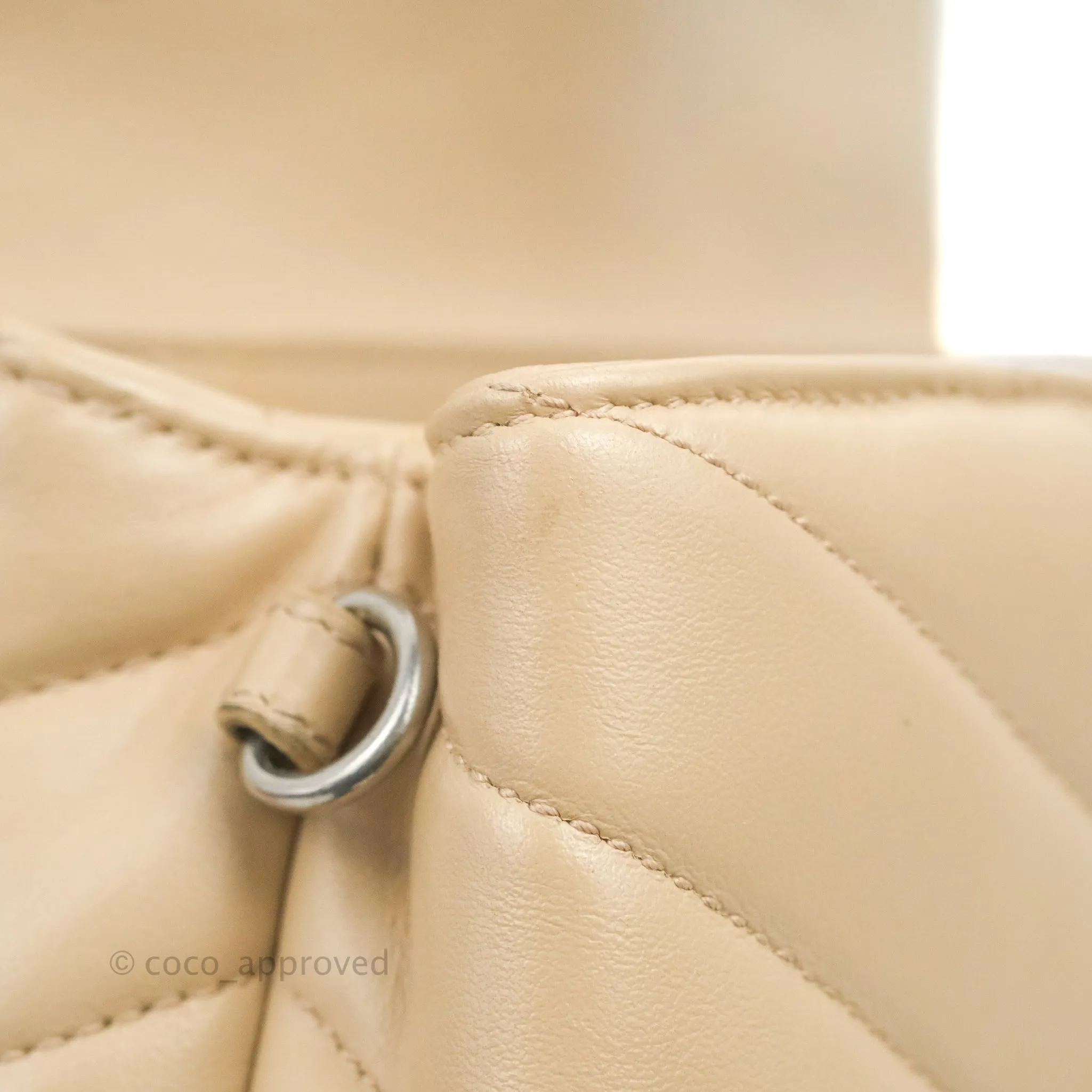 Saint Laurent Loulou Toy Quilted Leather Shoulder Bag Light Beige