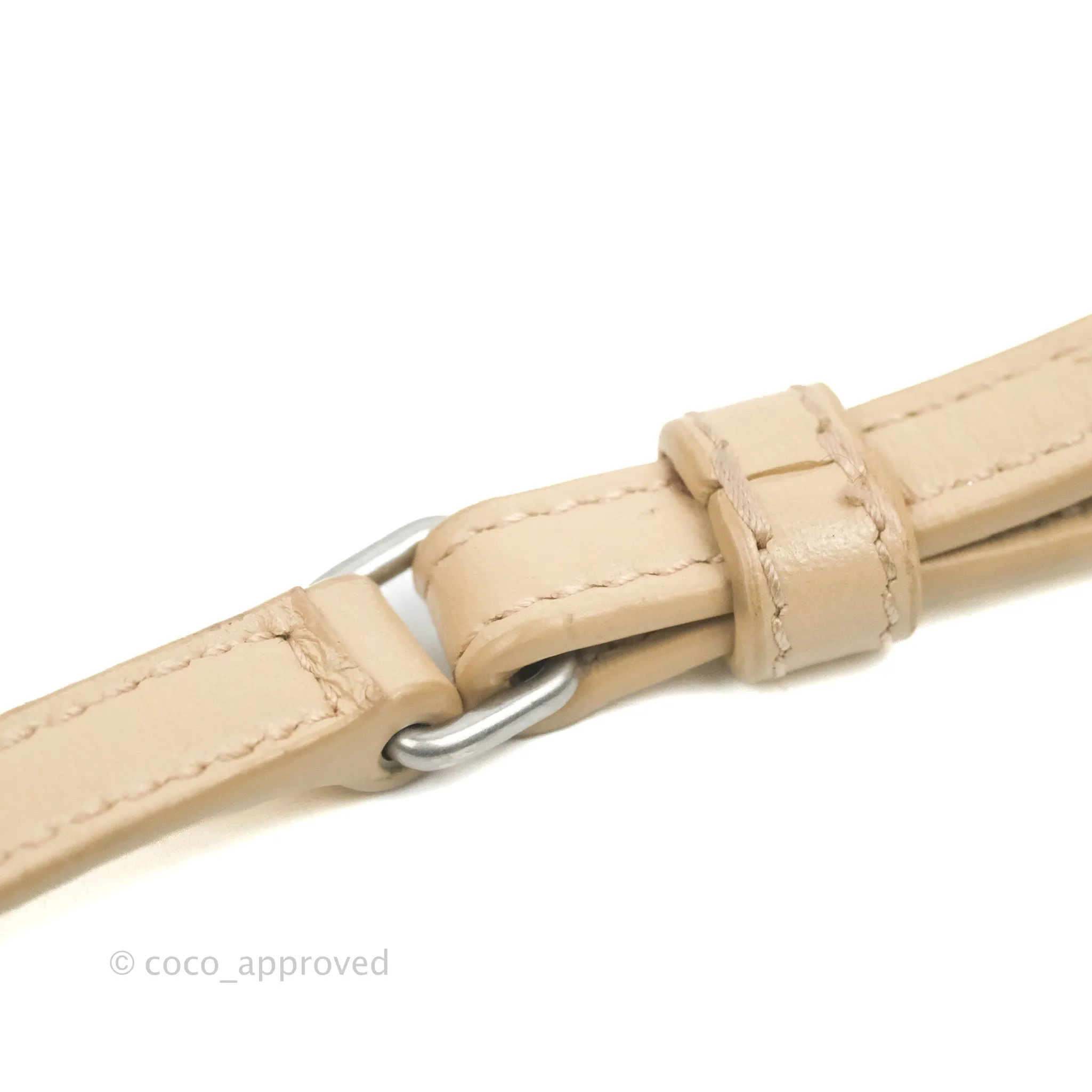 Saint Laurent Loulou Toy Quilted Leather Shoulder Bag Light Beige
