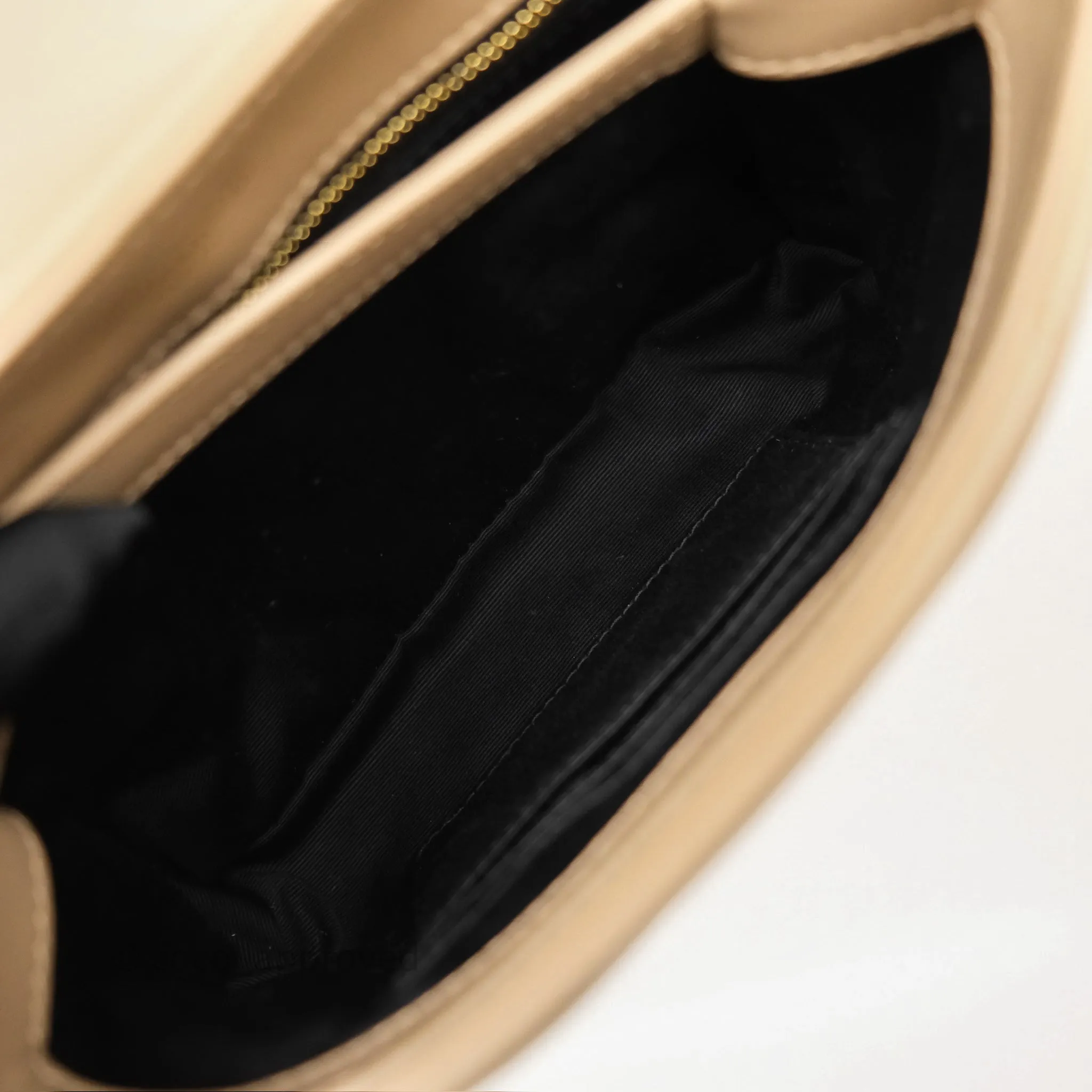Saint Laurent Loulou Toy Shoulder Bag Beige