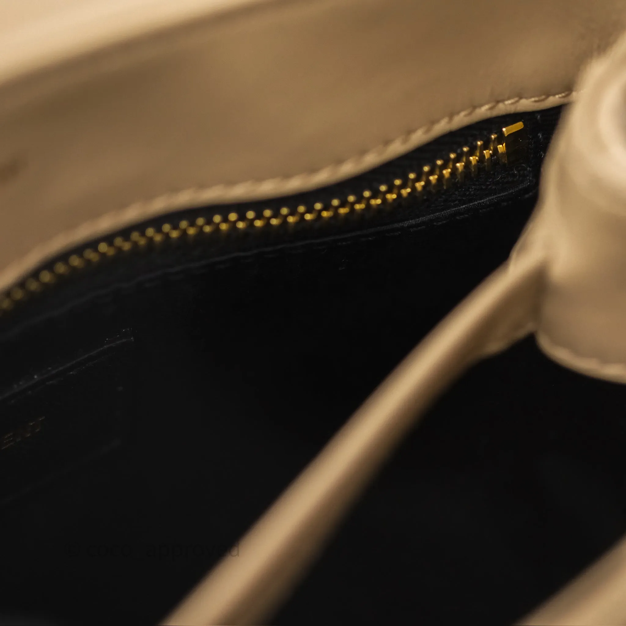 Saint Laurent Loulou Toy Shoulder Bag Beige