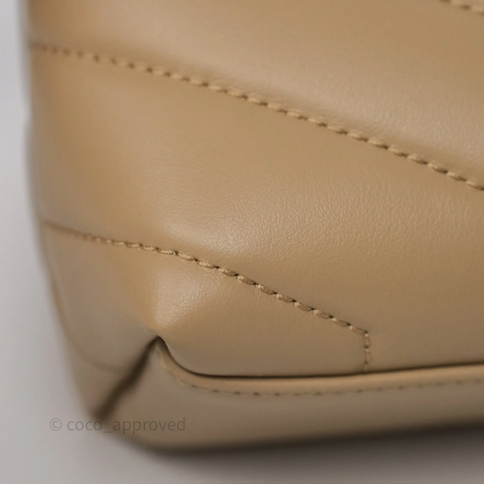 Saint Laurent Loulou Toy Shoulder Bag Beige