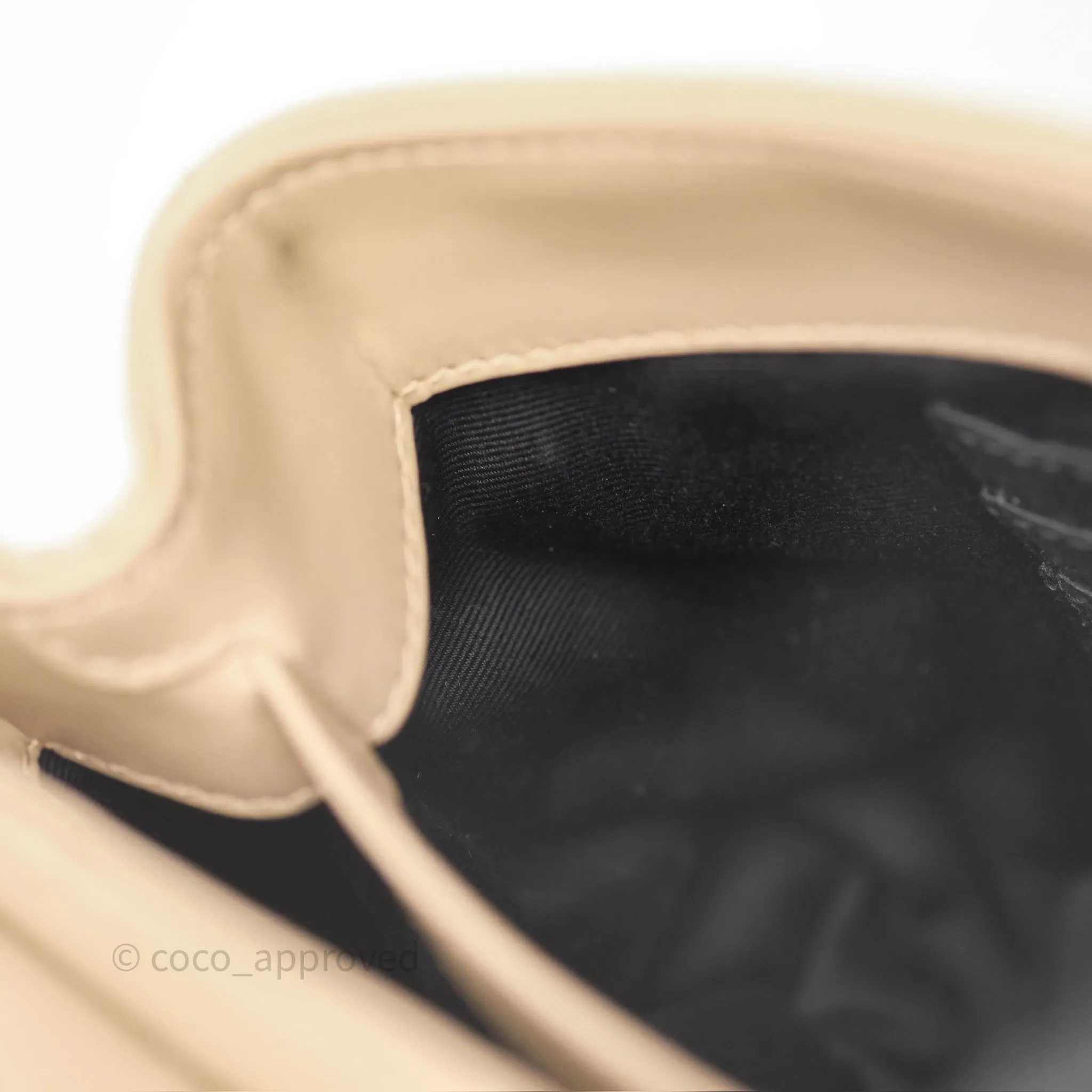 Saint Laurent Loulou Toy Shoulder Bag Beige