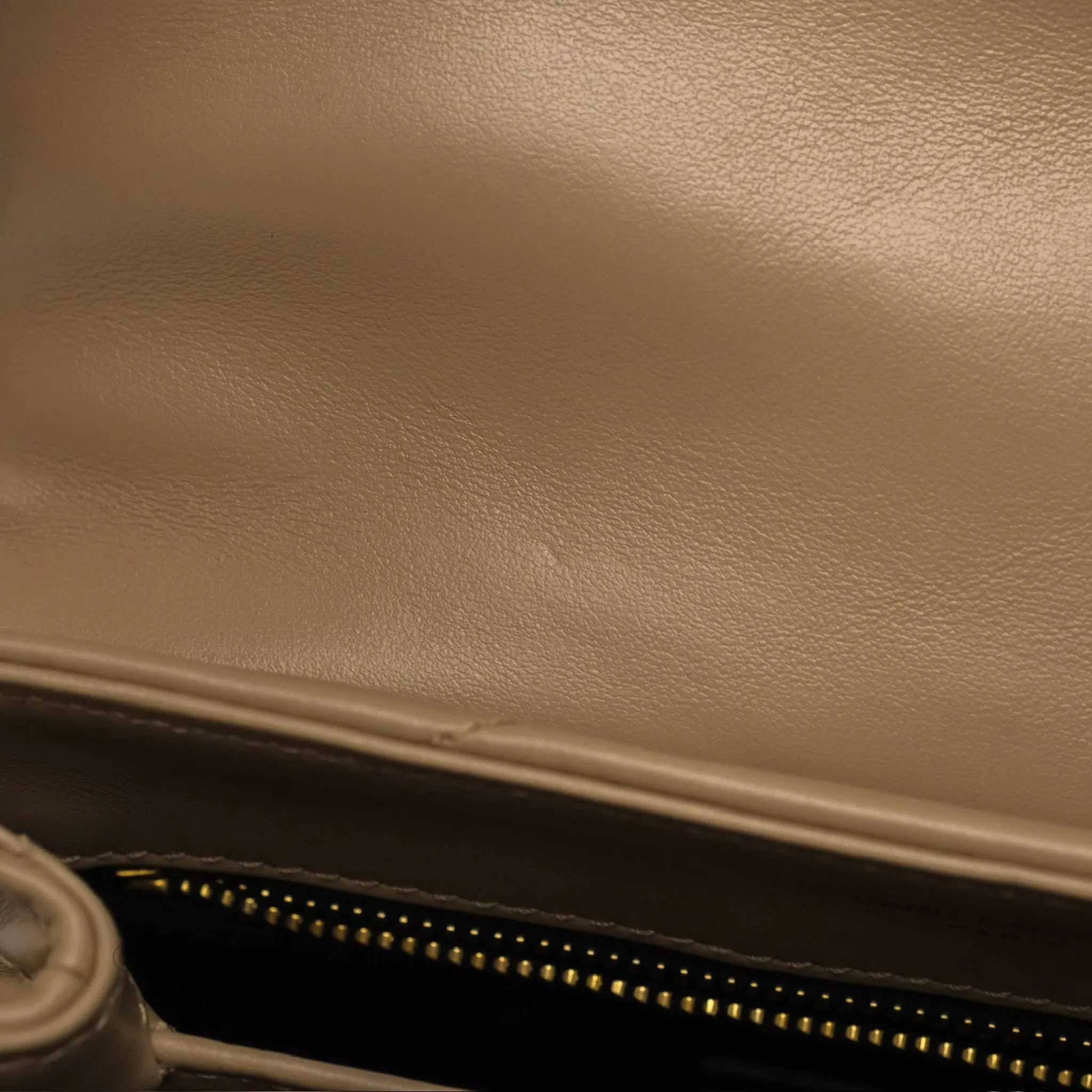 Saint Laurent Loulou Toy Shoulder Bag Beige