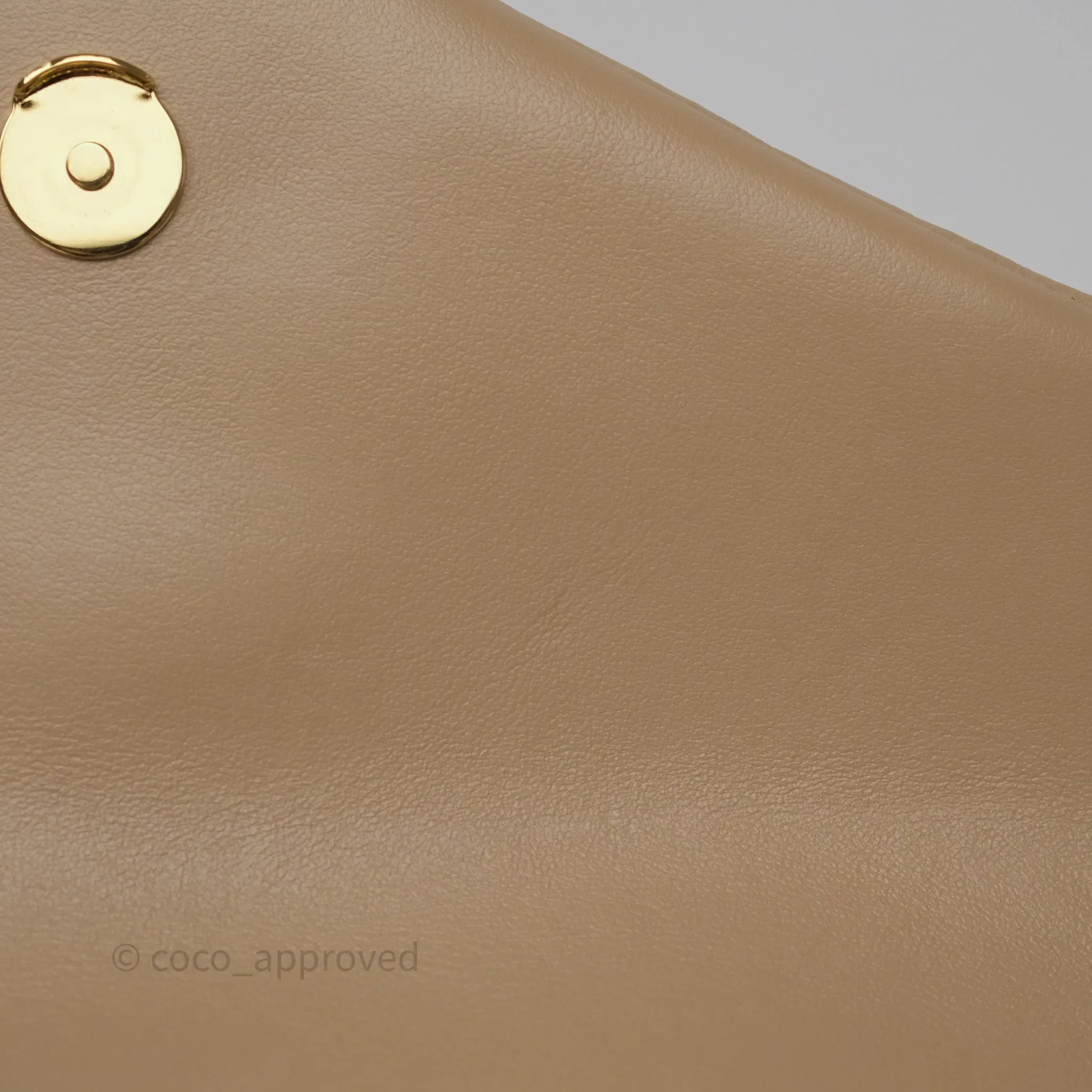 Saint Laurent Loulou Toy Shoulder Bag Beige