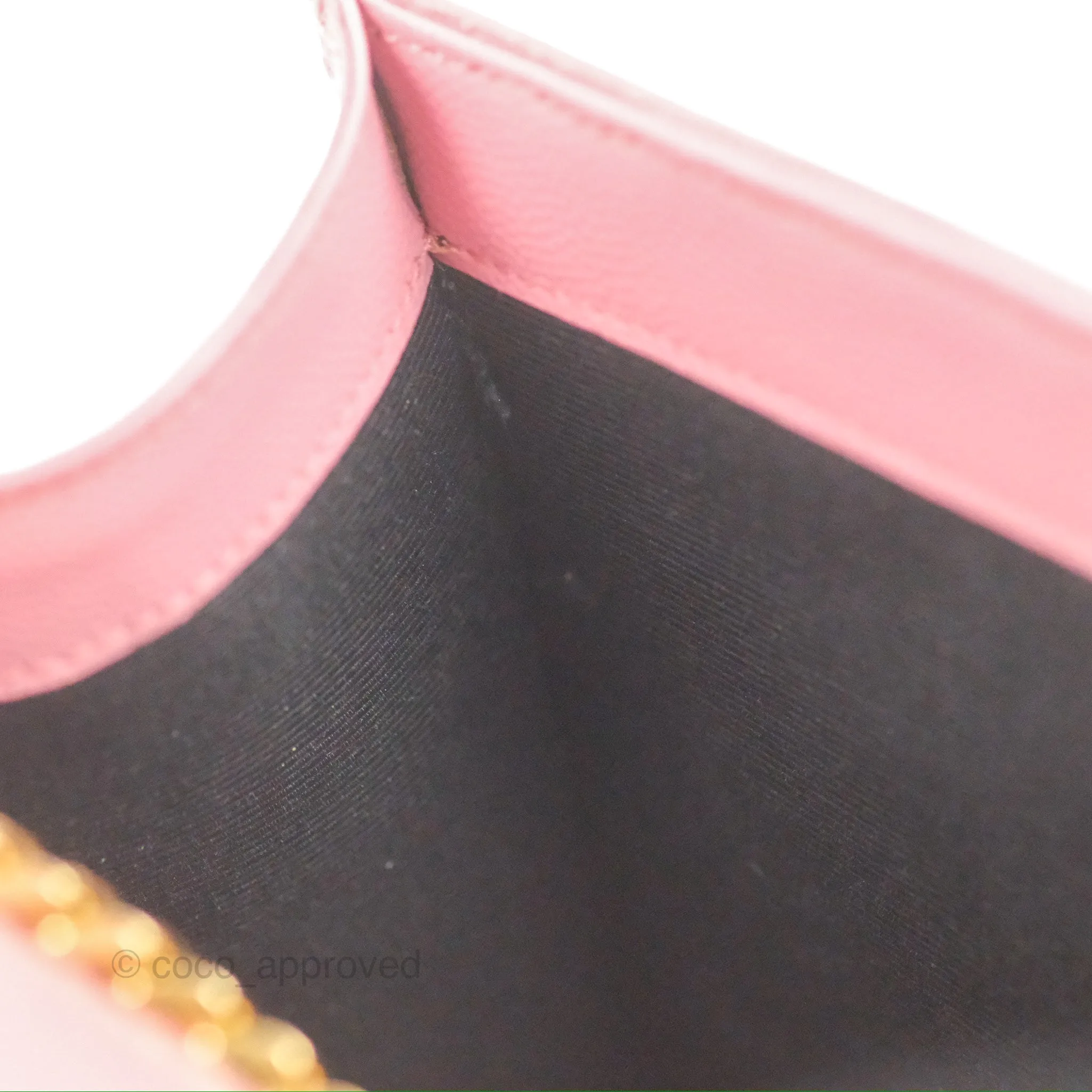 Saint Laurent Medium Classic Monogram Kate Pink Grained Calfskin