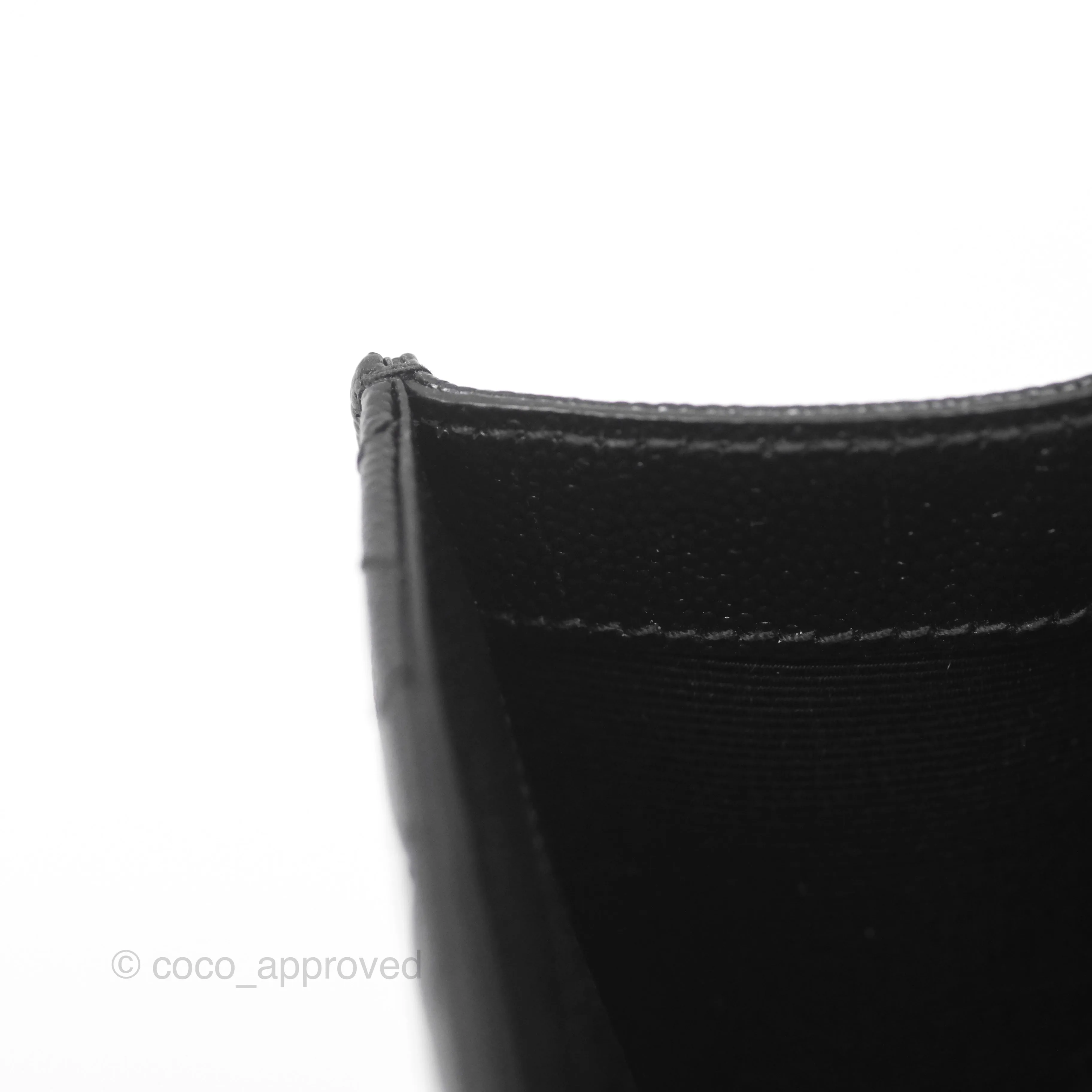Saint Laurent Medium Envelope Black Caviar Silver Hardware