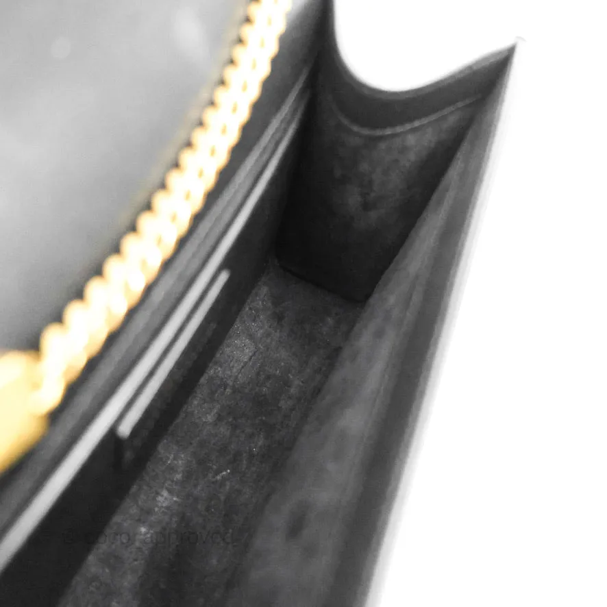 Saint Laurent Medium Kate Tassel Chain Bag Black Smooth Calfskin Gold Hardware