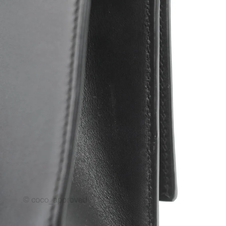 Saint Laurent Medium Kate Tassel Chain Bag Black Smooth Calfskin Silver Hardware