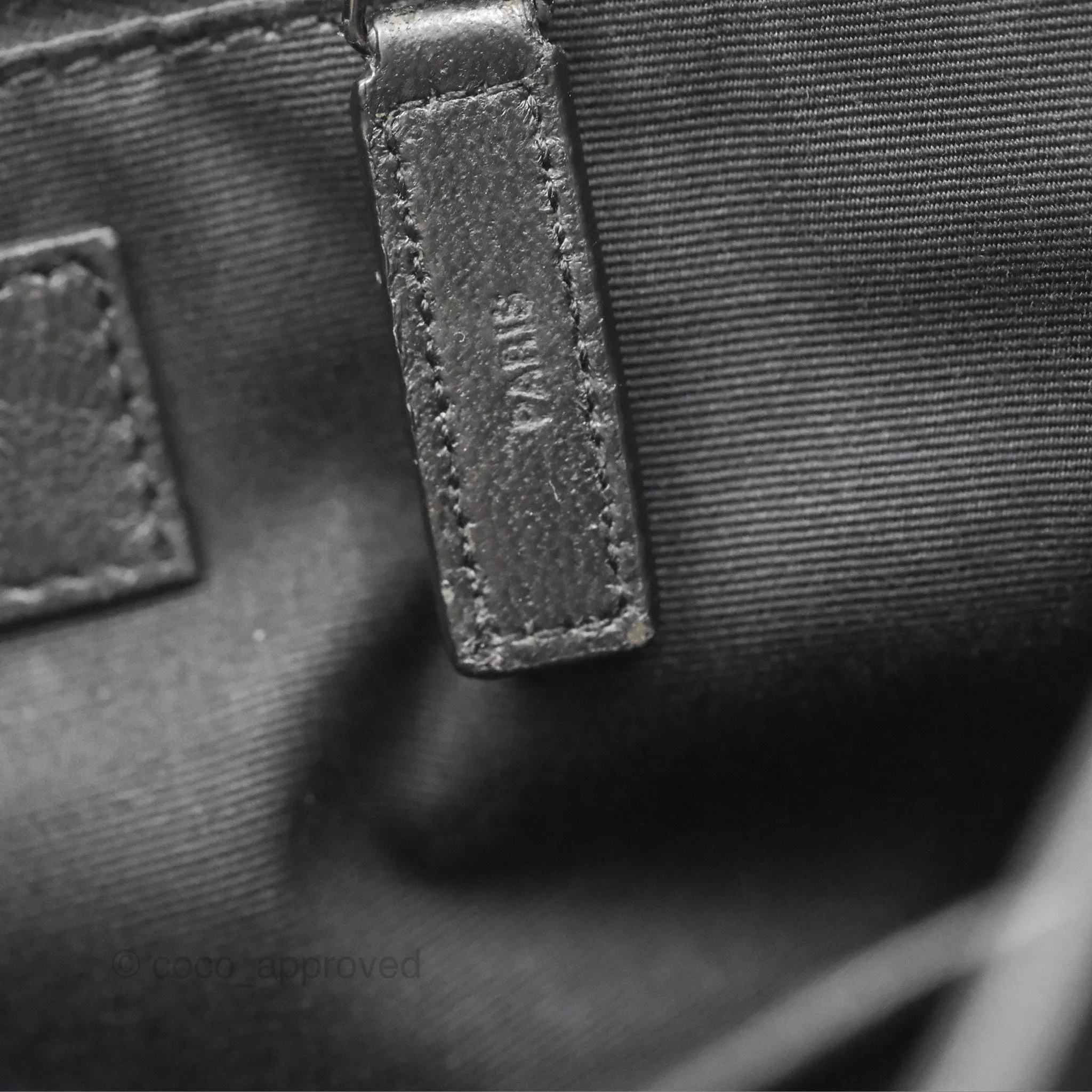 Saint Laurent Medium Niki Chain Bag Crinkled Calfskin So Black