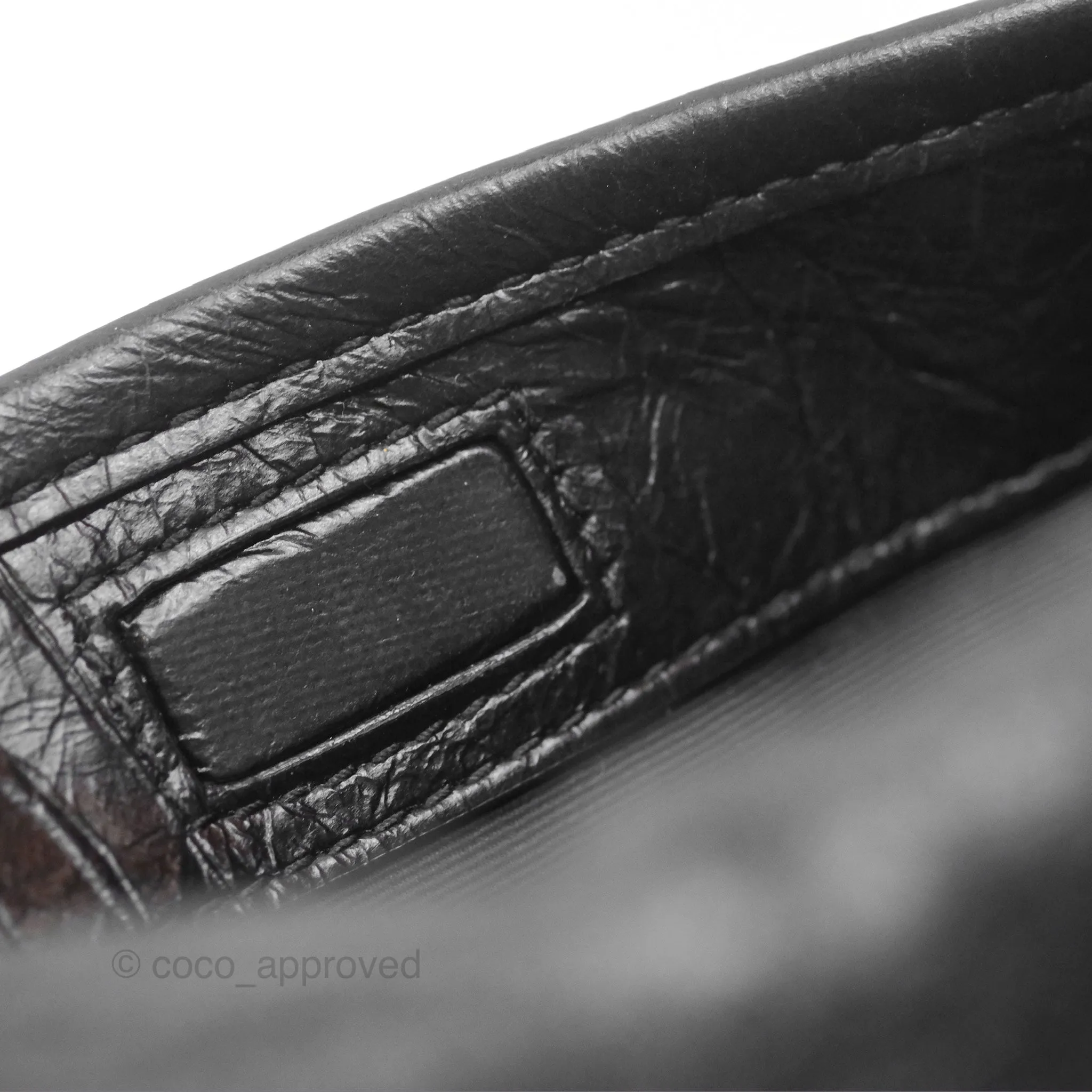 Saint Laurent Medium Niki Chain Bag Crinkled Calfskin So Black